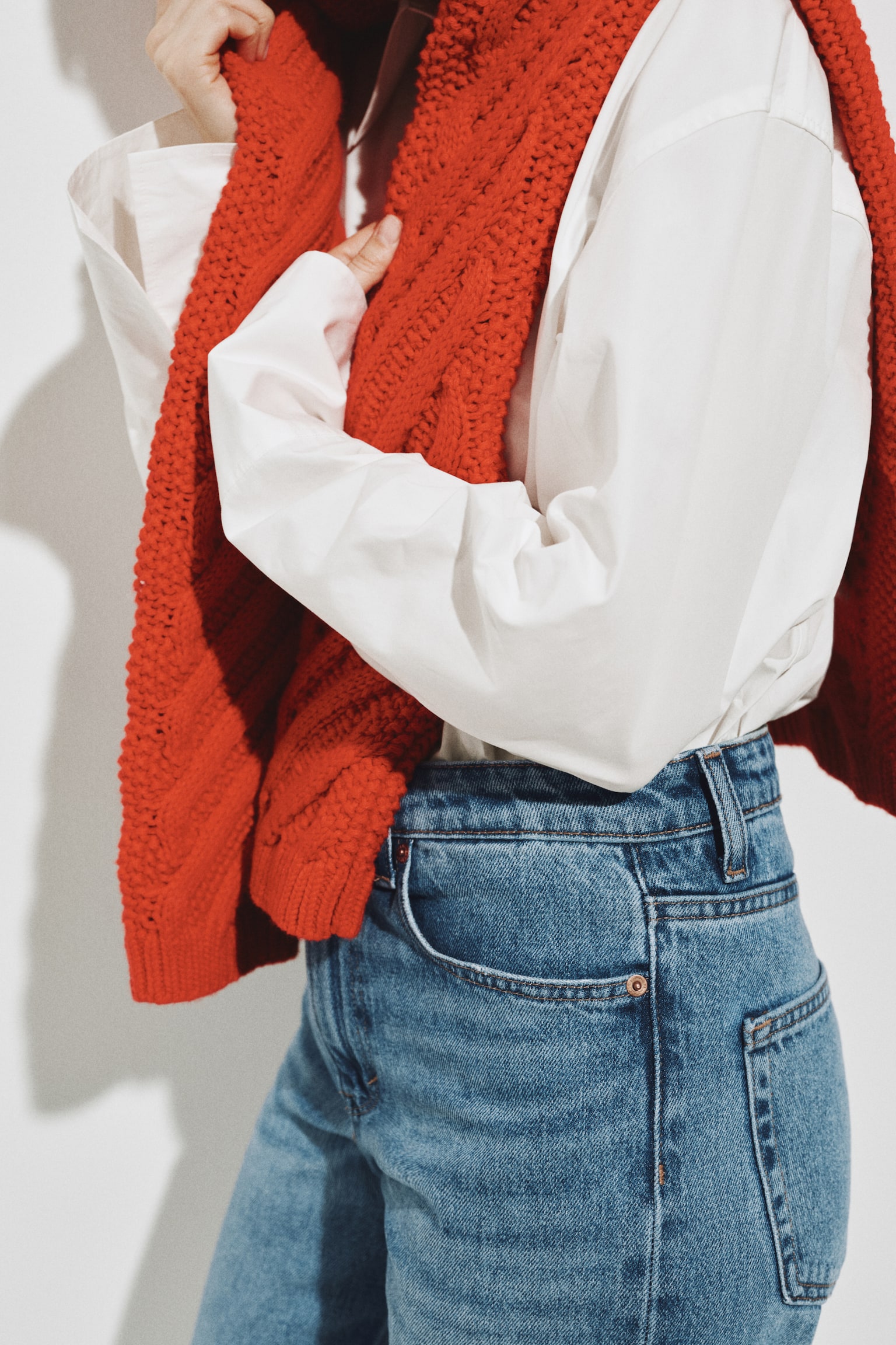 Straight High Jeans - Washed denim blue/Denim blue/Denim blue/Dark denim blue/Light denim blue - 6