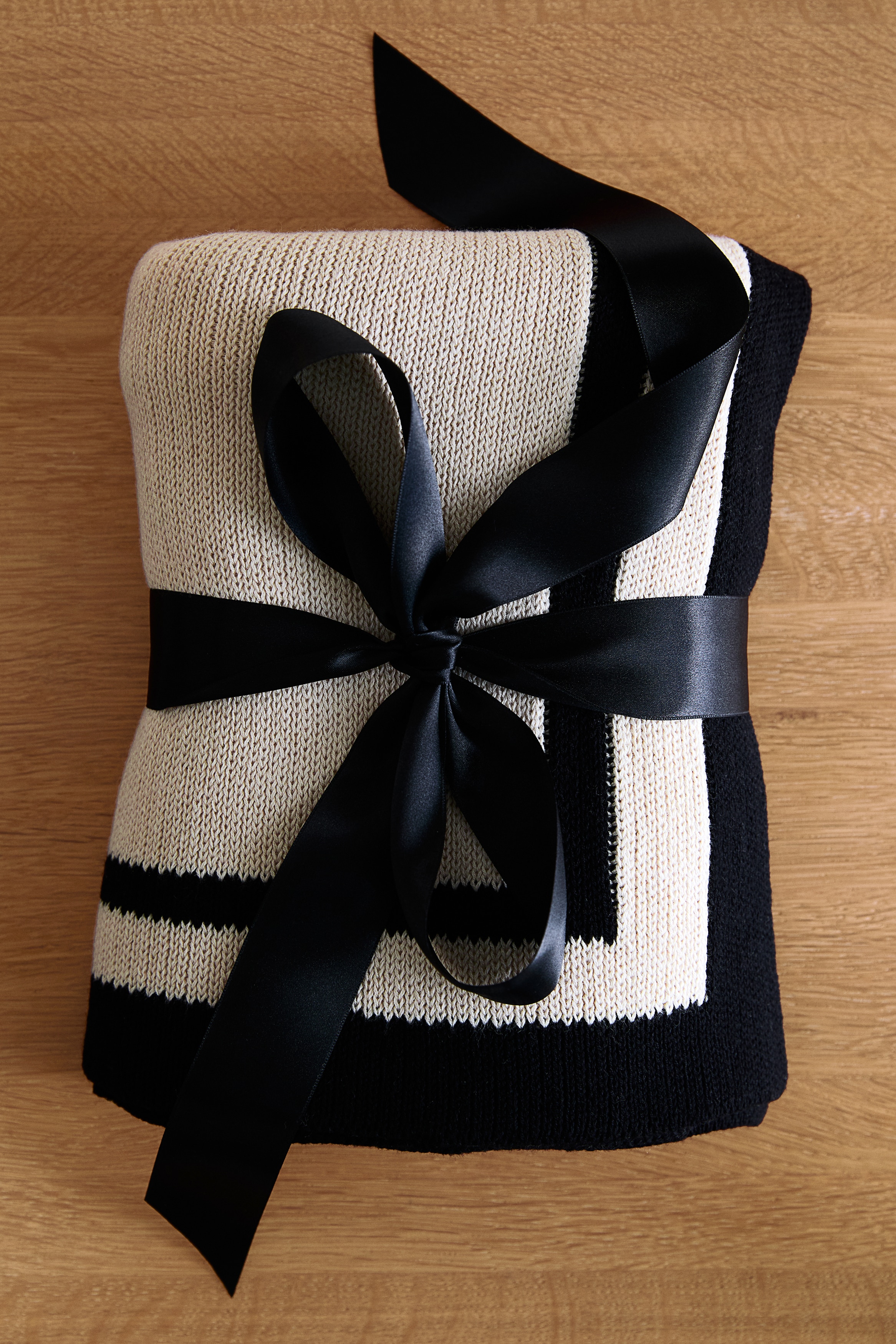 Babyteppe i bomull - Lys beige/Blokkfarget