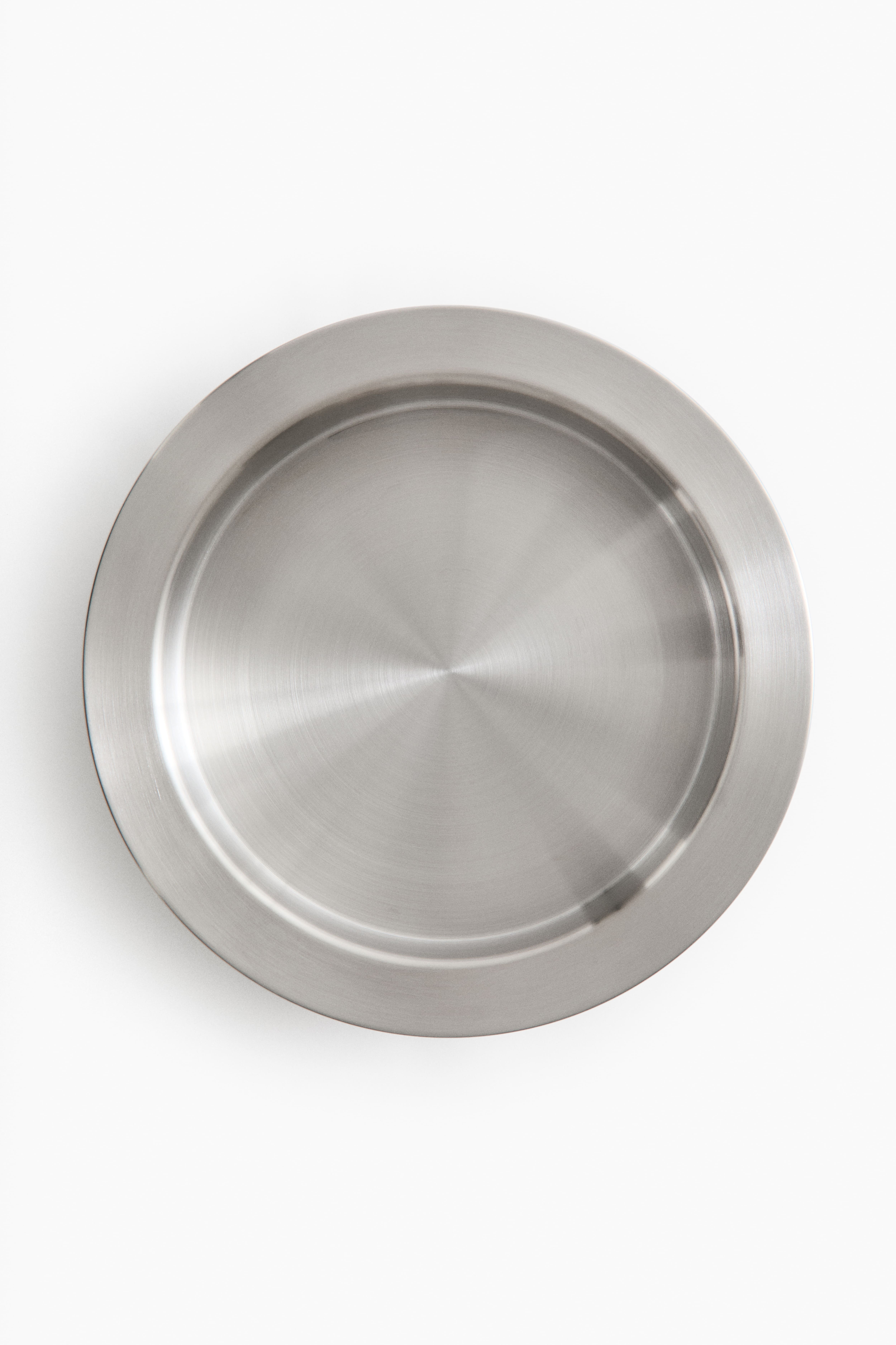 Stainless Steel Serving Plate