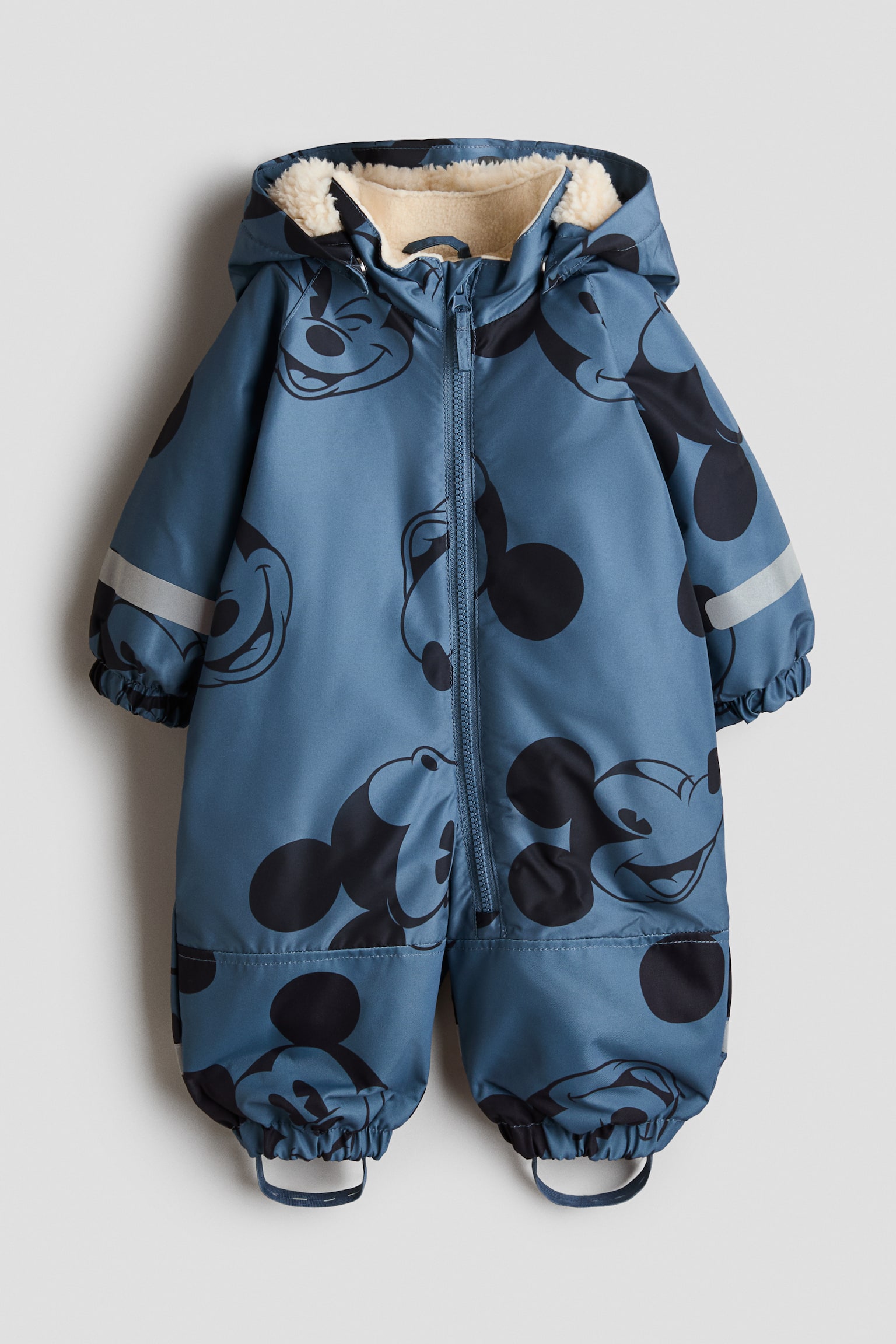 Детский комбинезон H&M Printed Snowsuit, цвет: Синий — фото 1
