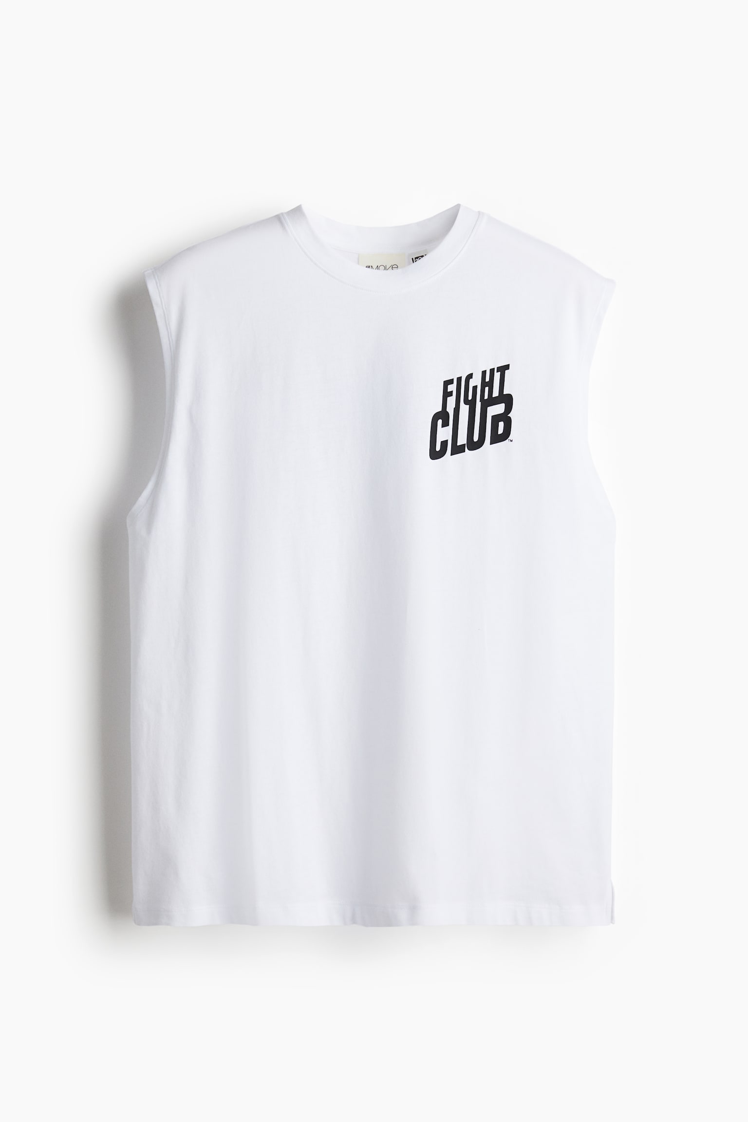 Loose Fit Sports vest top in DryMove™ - White/Fight Club/Black/Fight Club - 2