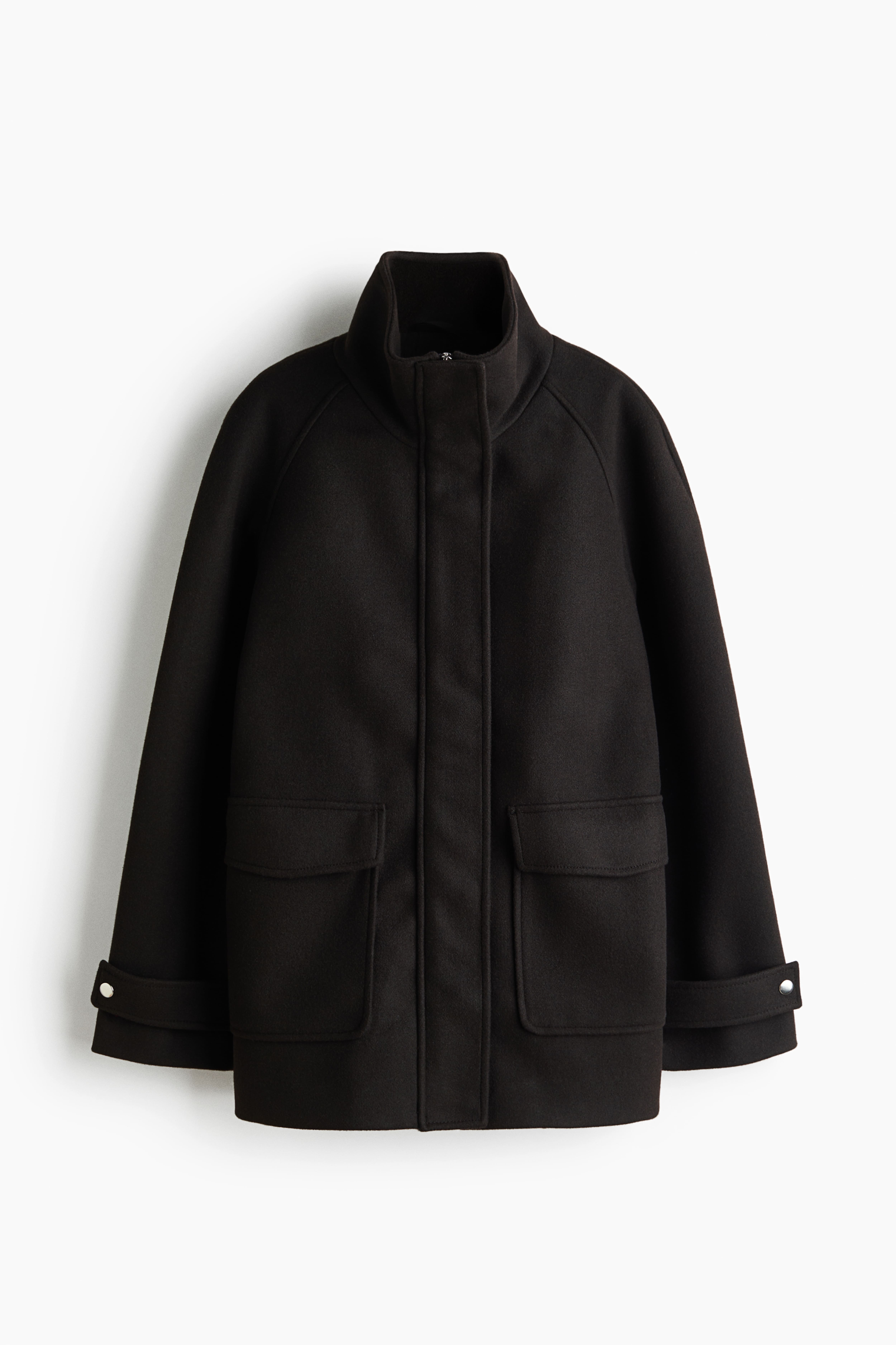 Funnel-Collar Coat