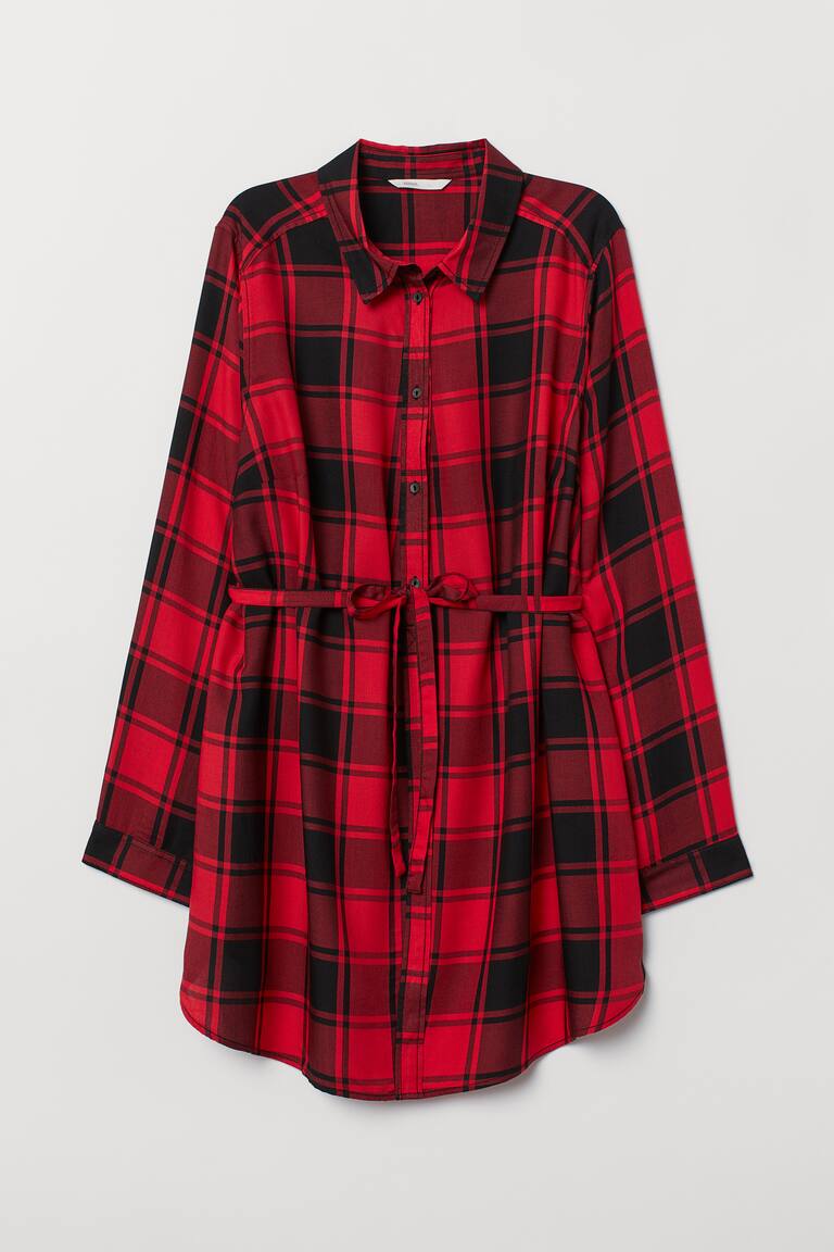 Tuniques Rose à Carreaux H&M LOGG Manches Courtes Taille 146 - Très Bon état