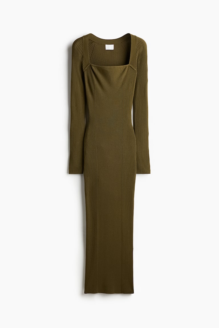 Robe en maille mélangée