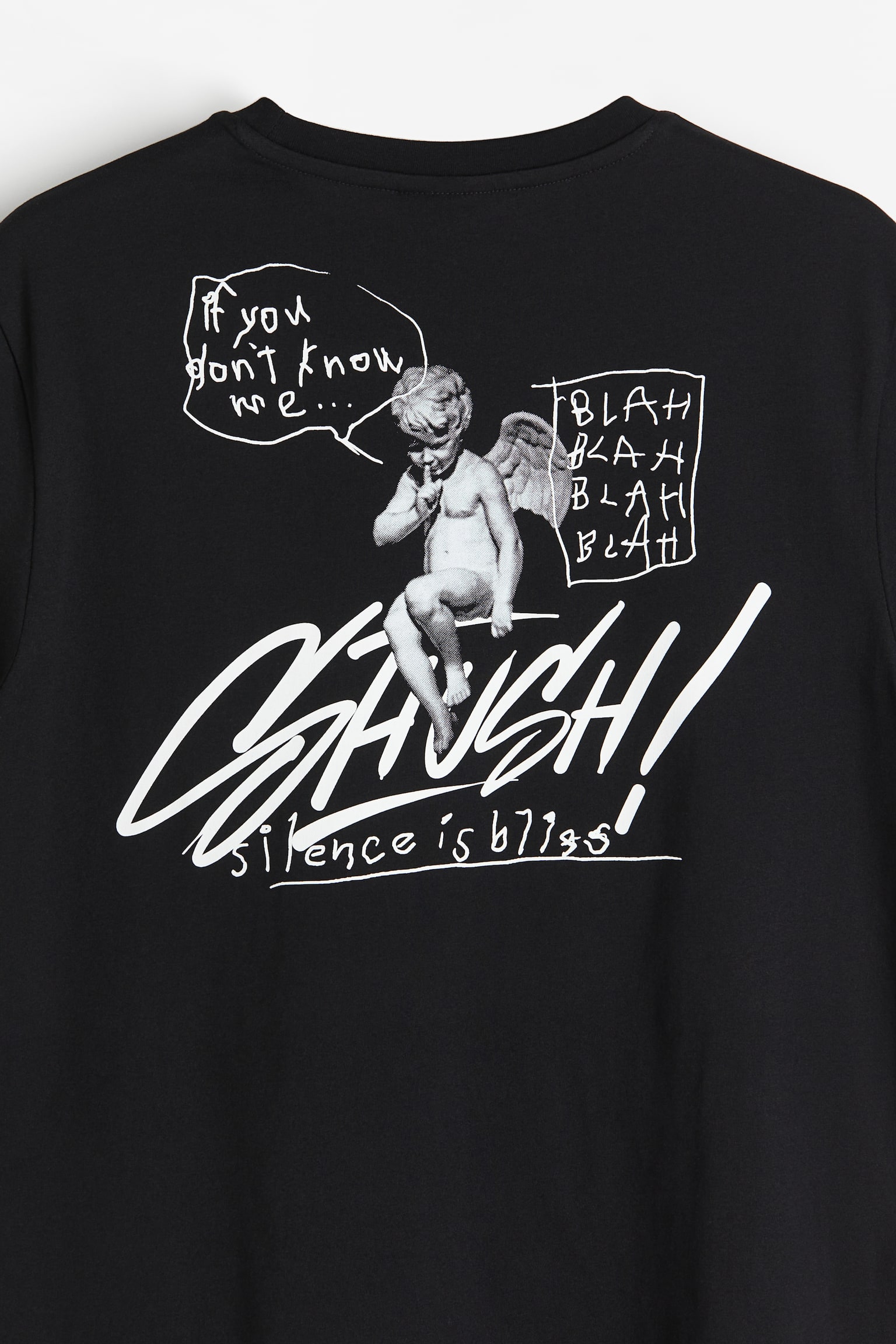 Regular Fit Print Tee - Black/Shush!/Black/Counter Productive Club/White/Wasted Potential - 3