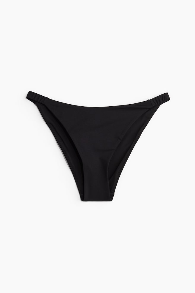 Cheeky Tanga Bikini bottoms - Black/White - 1