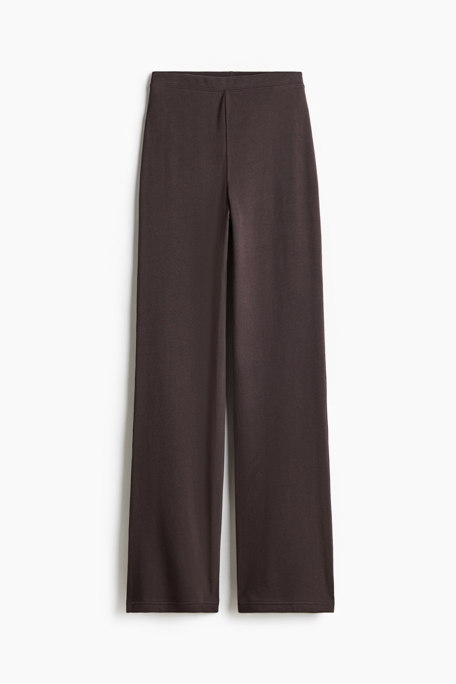 Flared trousers - Dark brown/Black/Light beige - 1