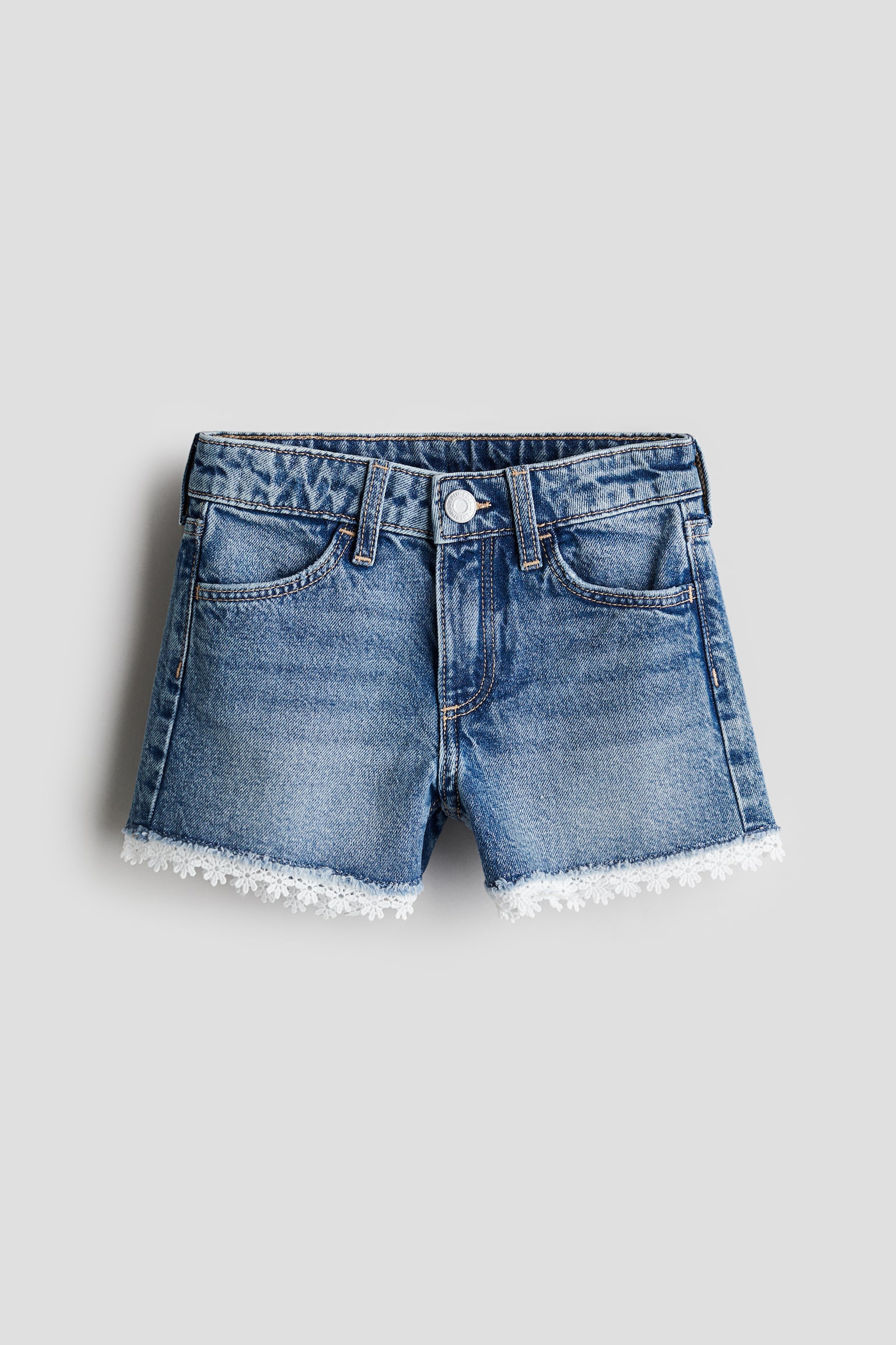 Denim shorts - Denim blue/Light denim blue - 1