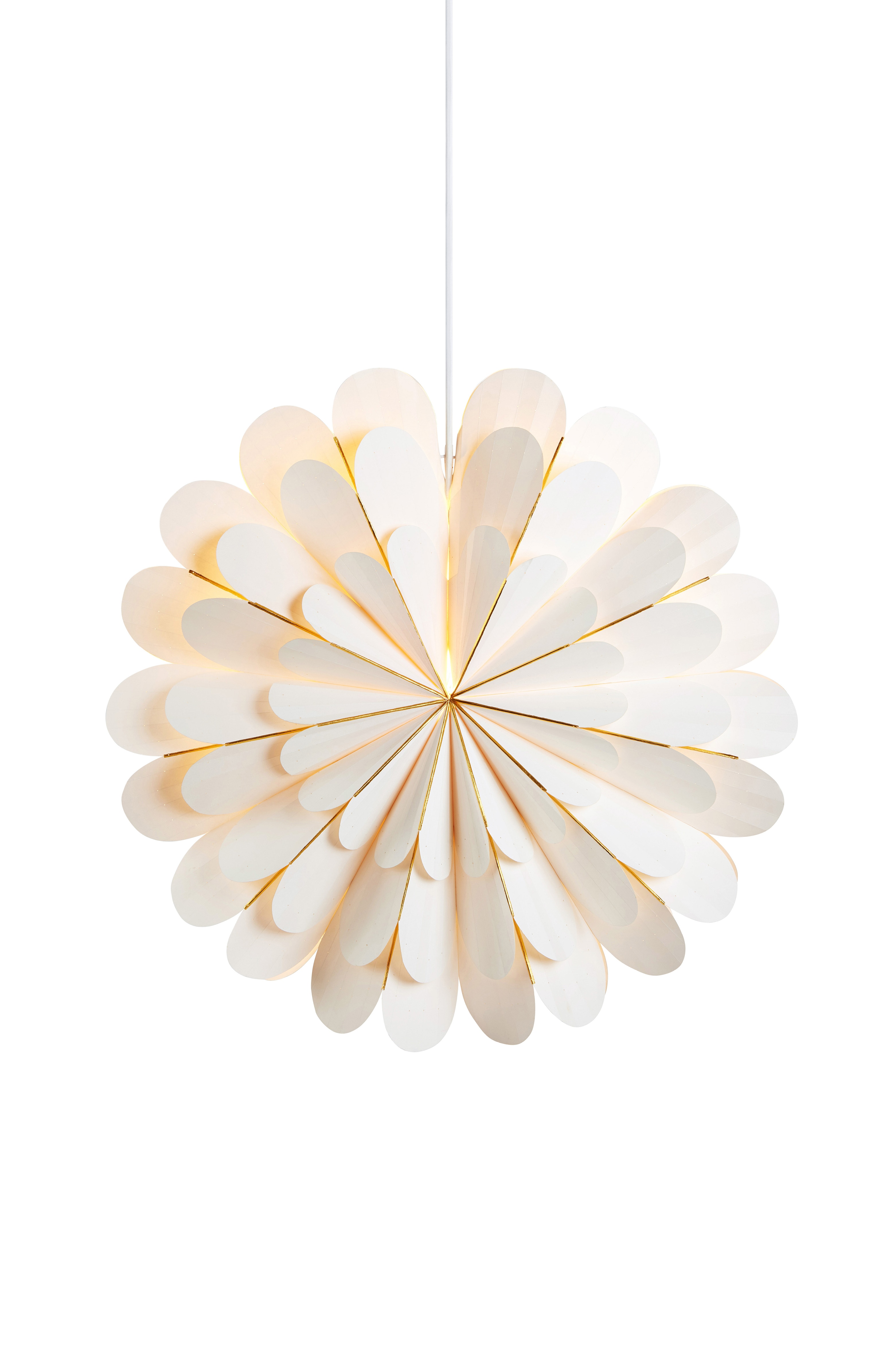 Markslöjd - Étoile Marigold - Grand Format - Blanc.