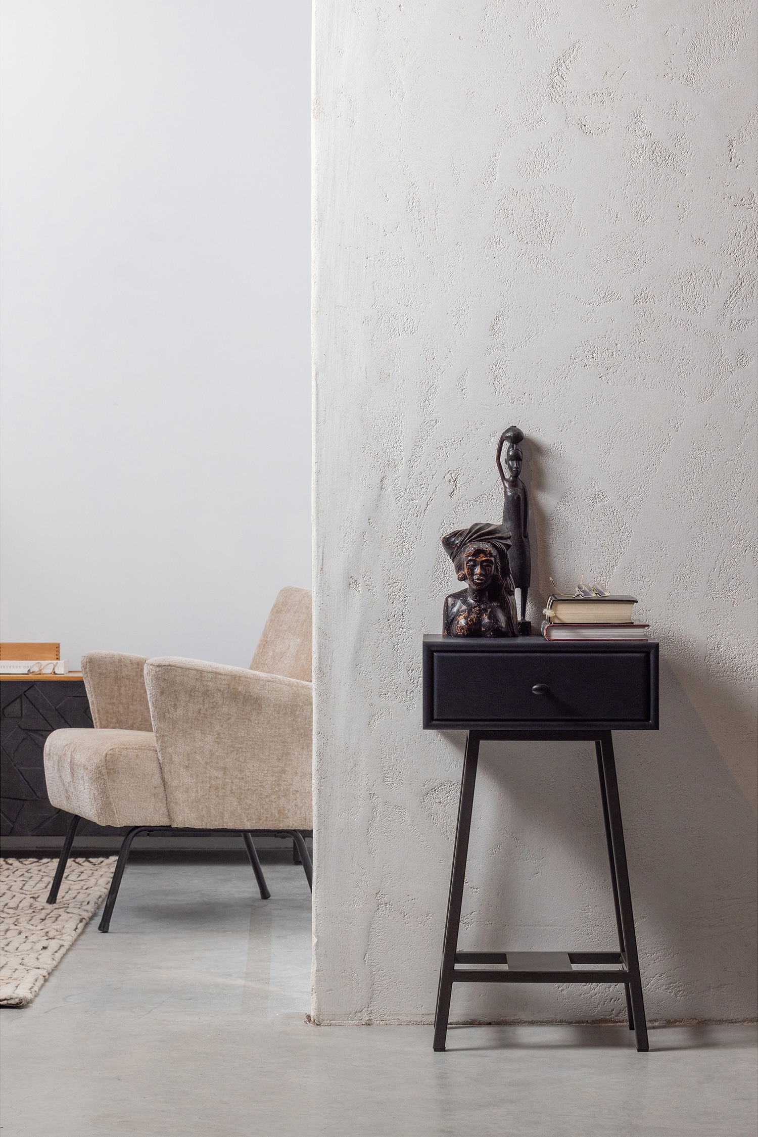 Skybox Table D'appoint - Noir