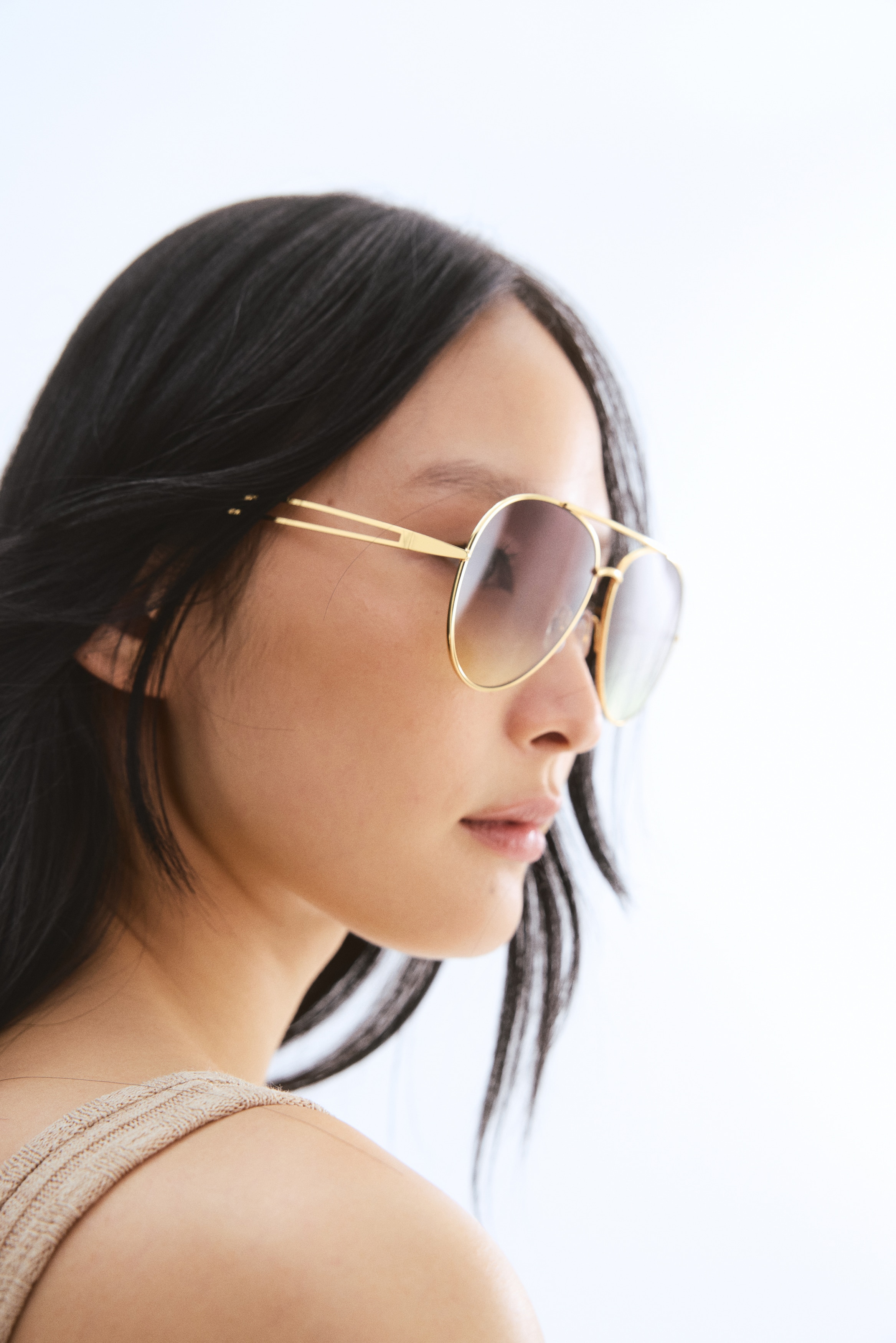 シ*所様 ゴールド アビエーターサングラス グリーンレンズ 829805e49432f52dbb5c1e4f0135b5