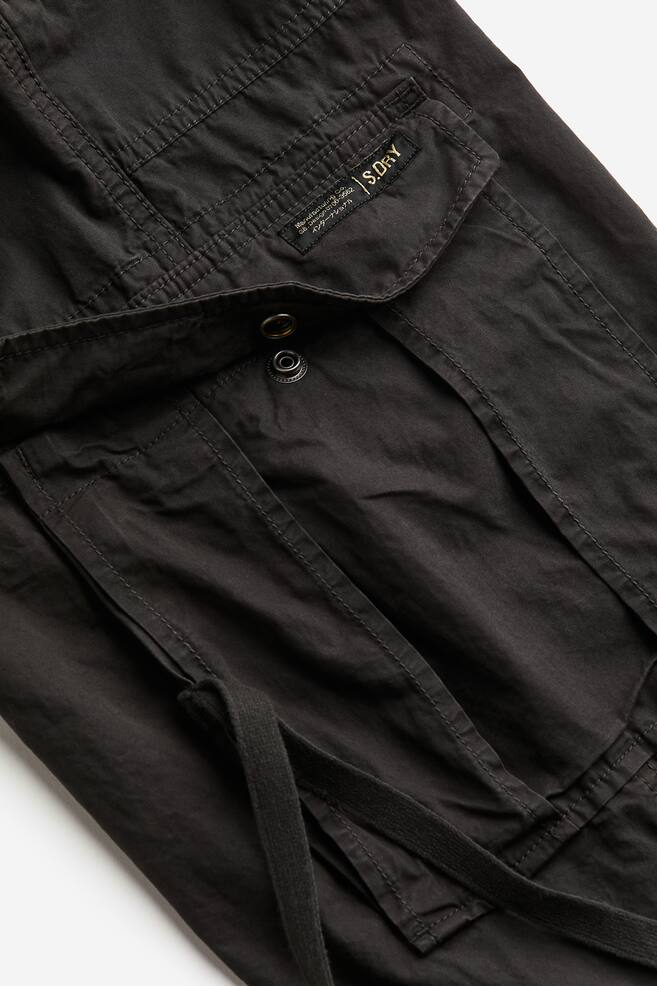 Vintage Lr Elastic Cargo Pant - Washed Black/Trekking Olive - 4