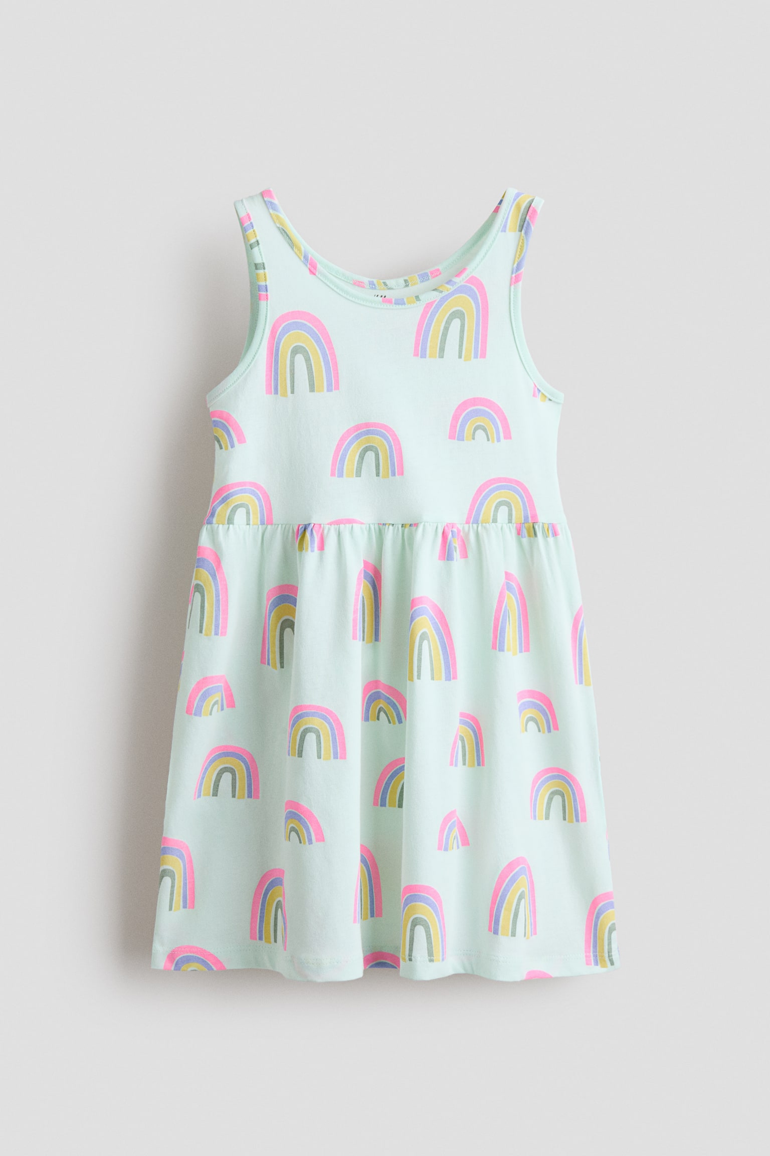 Ladybug Dress - Light green/rainbows/Cream/hearts/Light blue/butterflies/Yellow/lemons/Cream/patterned/Light pink/bows/Light purple/bows/White/strawberries/Light turquoise/ice cream/Light blue/bows/Light green/hearts/Light pink/swans/Cream/cherries/Dark pink/floral/Light peach/strawberries/White/zebra print/Pink/raspberries/Peach/teddy bears/Peach pink/butterflies/White/hearts/Light beige/floral/Cream/marine life/Pink/pineapples