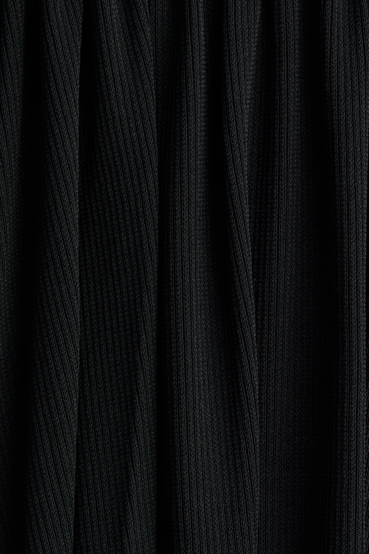 Женский топ H&M Ribbed Balloon-Sleeved, цвет: Чёрный — фото 5
