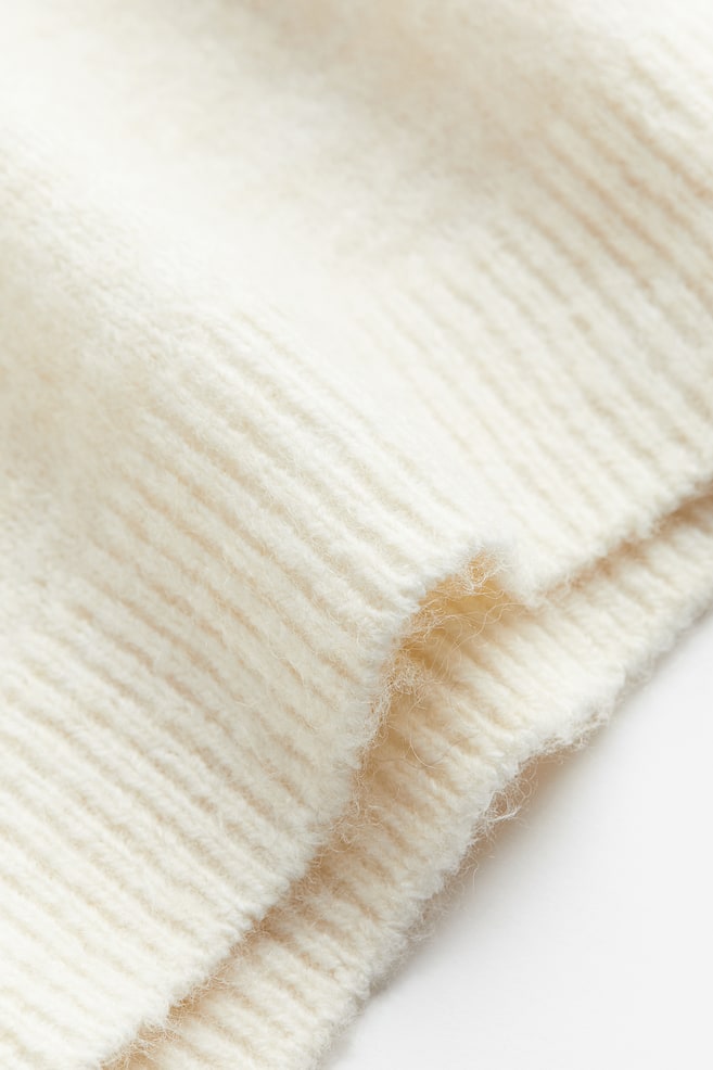 Knitted jumper - Cream/Black/Dark grey marl/Light beige/Black striped/dc/dc - 5