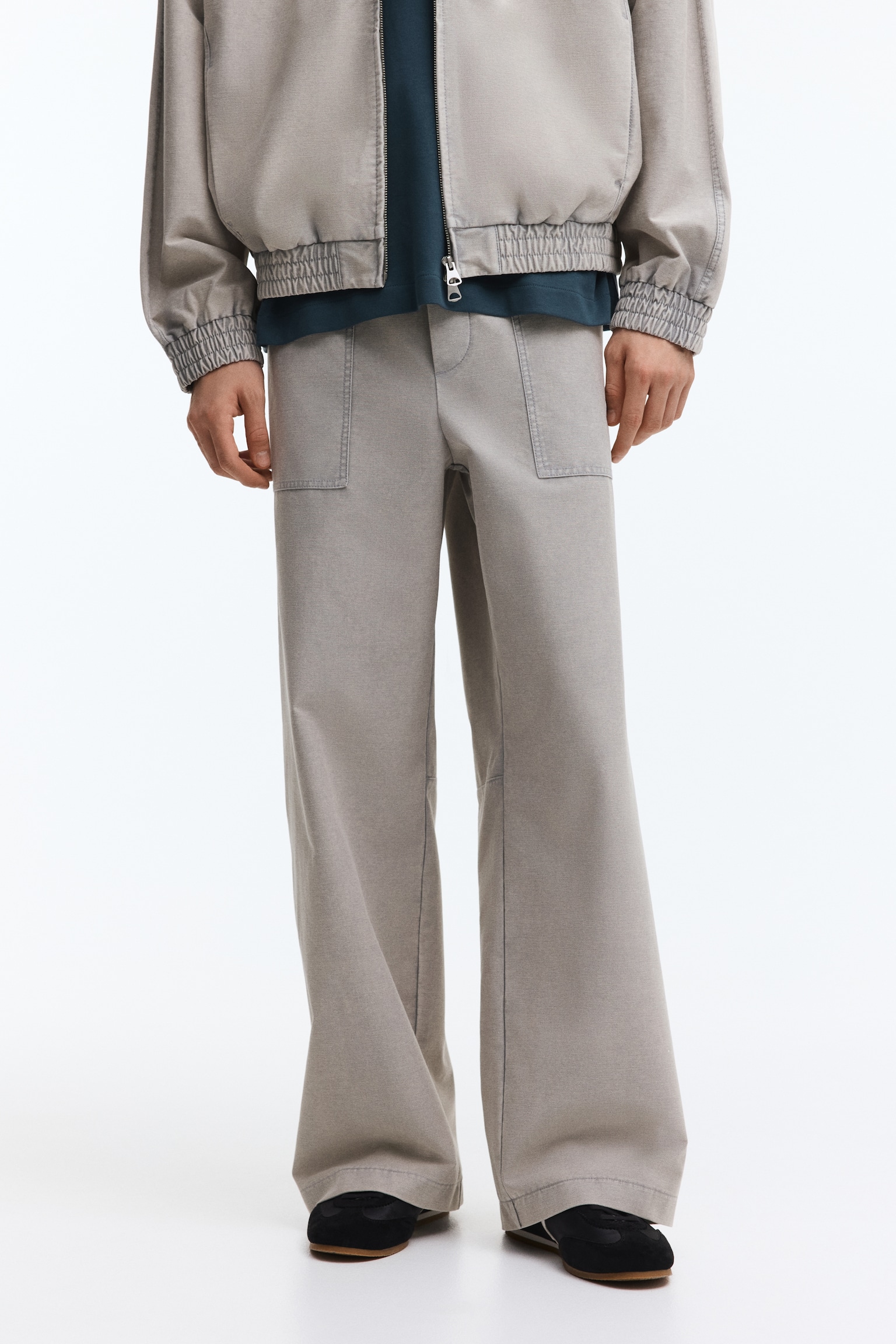 Joggers Relaxed Fit - Gris claro/Gris oscuro - 5
