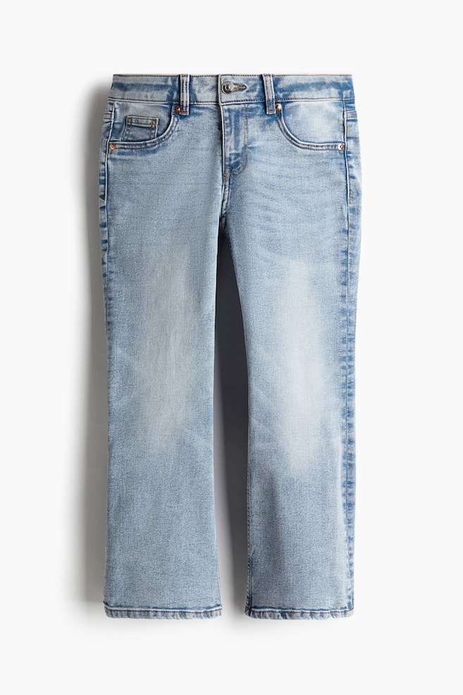 Flared Low Ankle Jeans - Licht denimblauw - 1