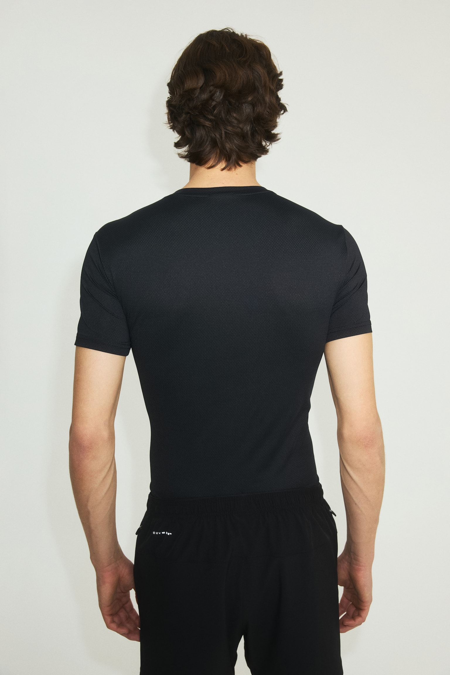 Muscle Fit Sports top with DryMove™ - Black/Dusty green - 4