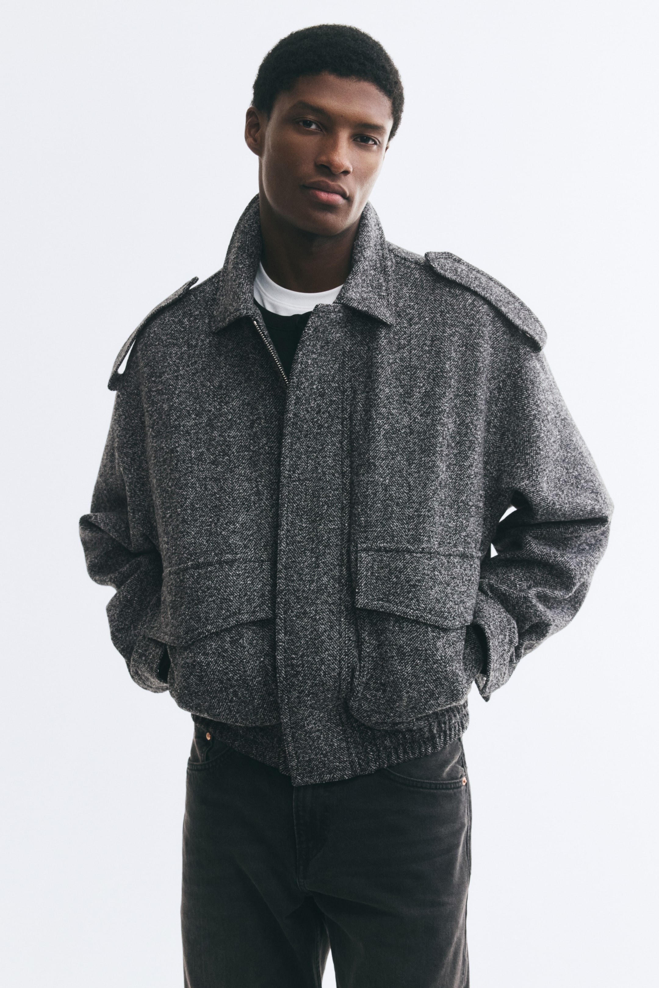 Grösseres Bild ansehen: Blouson - Grau - HERREN | H&M CH 1