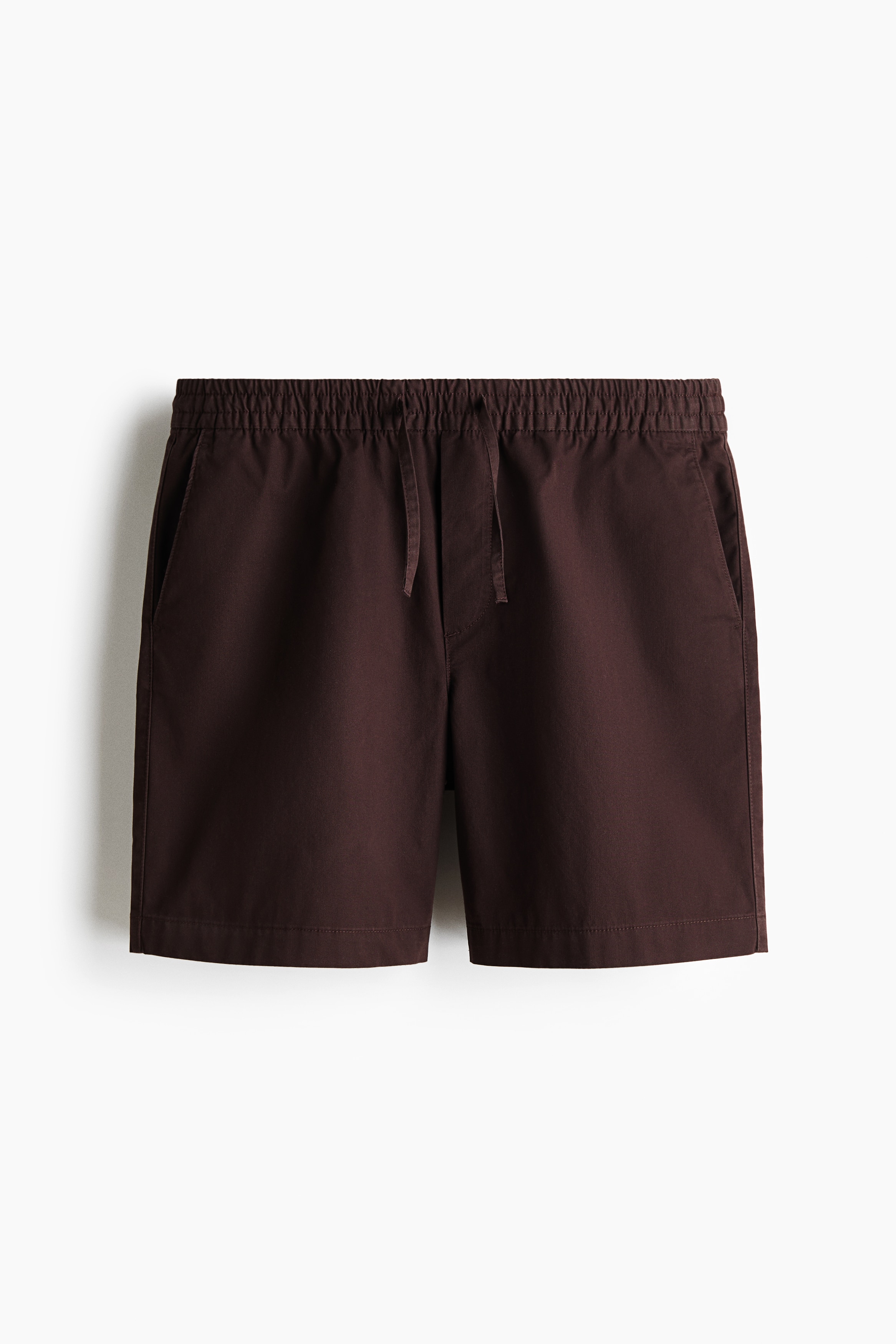 Relaxed Fit Cotton shorts - Dark brown/White/Khaki green/Black