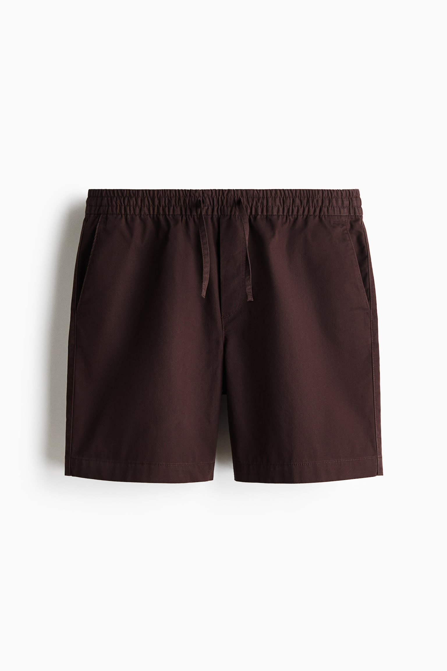 Pantalón corto de algodón Relaxed Fit - Marrón oscuro/Verde caqui/Negro/Azul oscuro/Blanco - 1