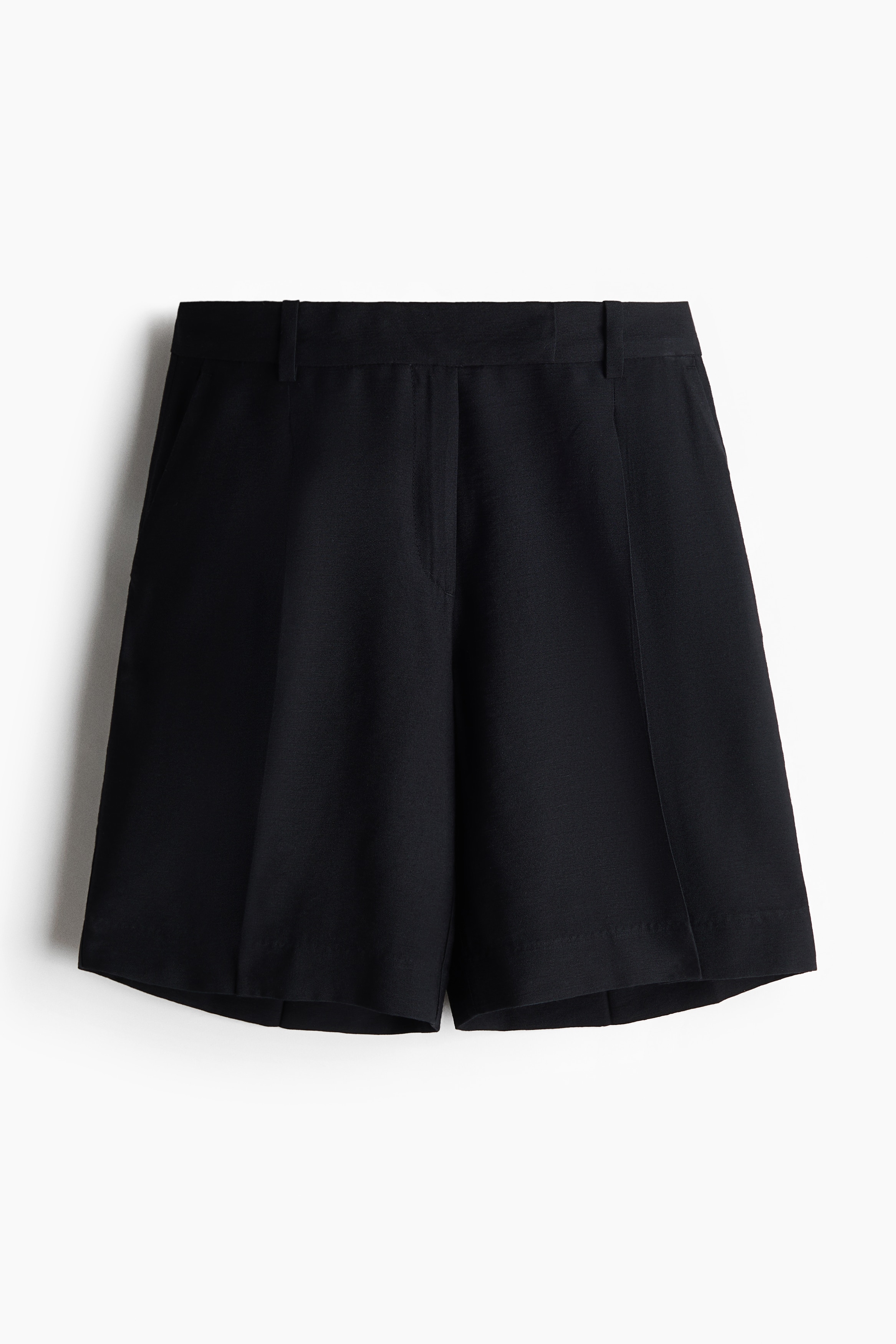 Bermudashort - Zwart/Dusty roze/Roestbruin