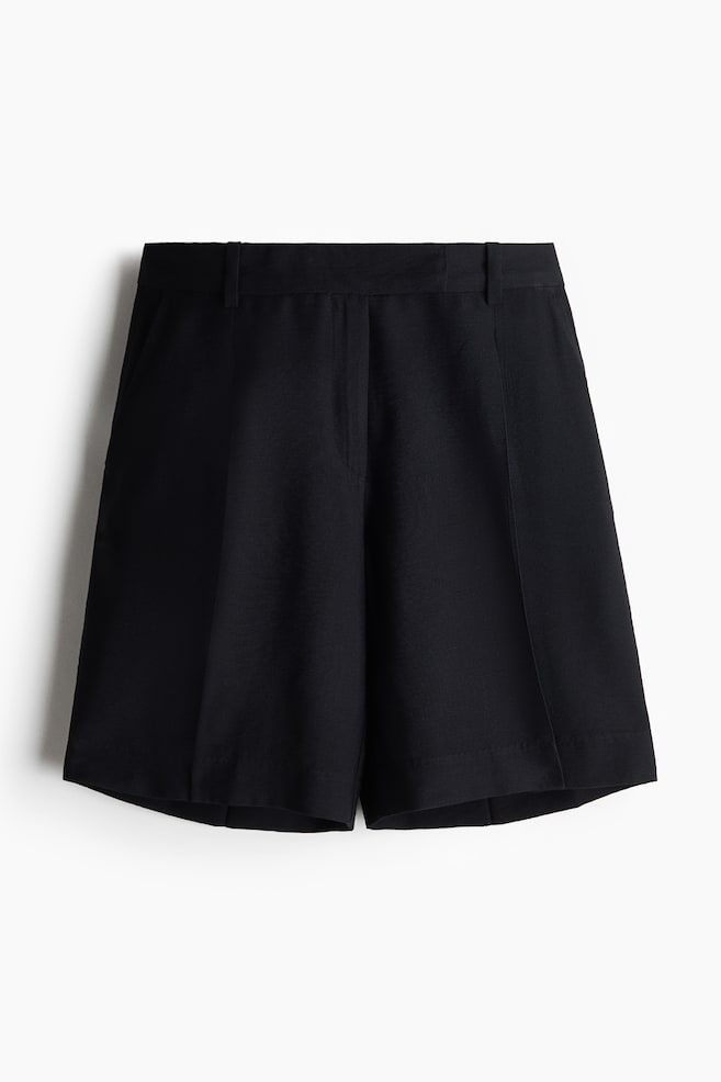 Bermuda Shorts - Black/Rust brown/Dusty pink - 1