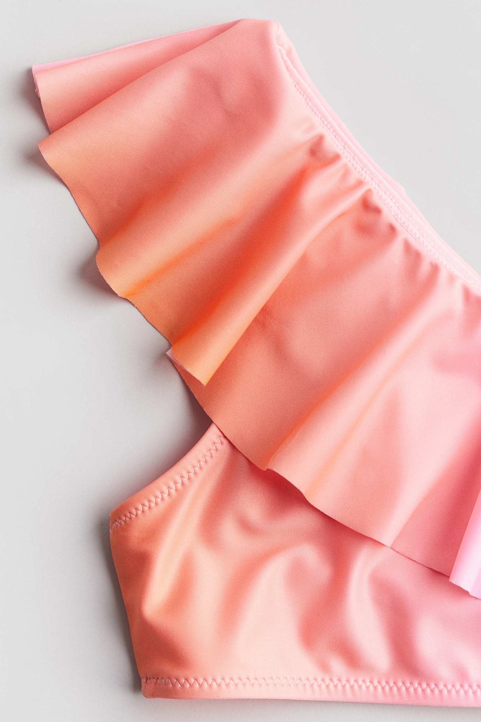 Maillot deux pièces asymétrique - Rose/dégradé - 2