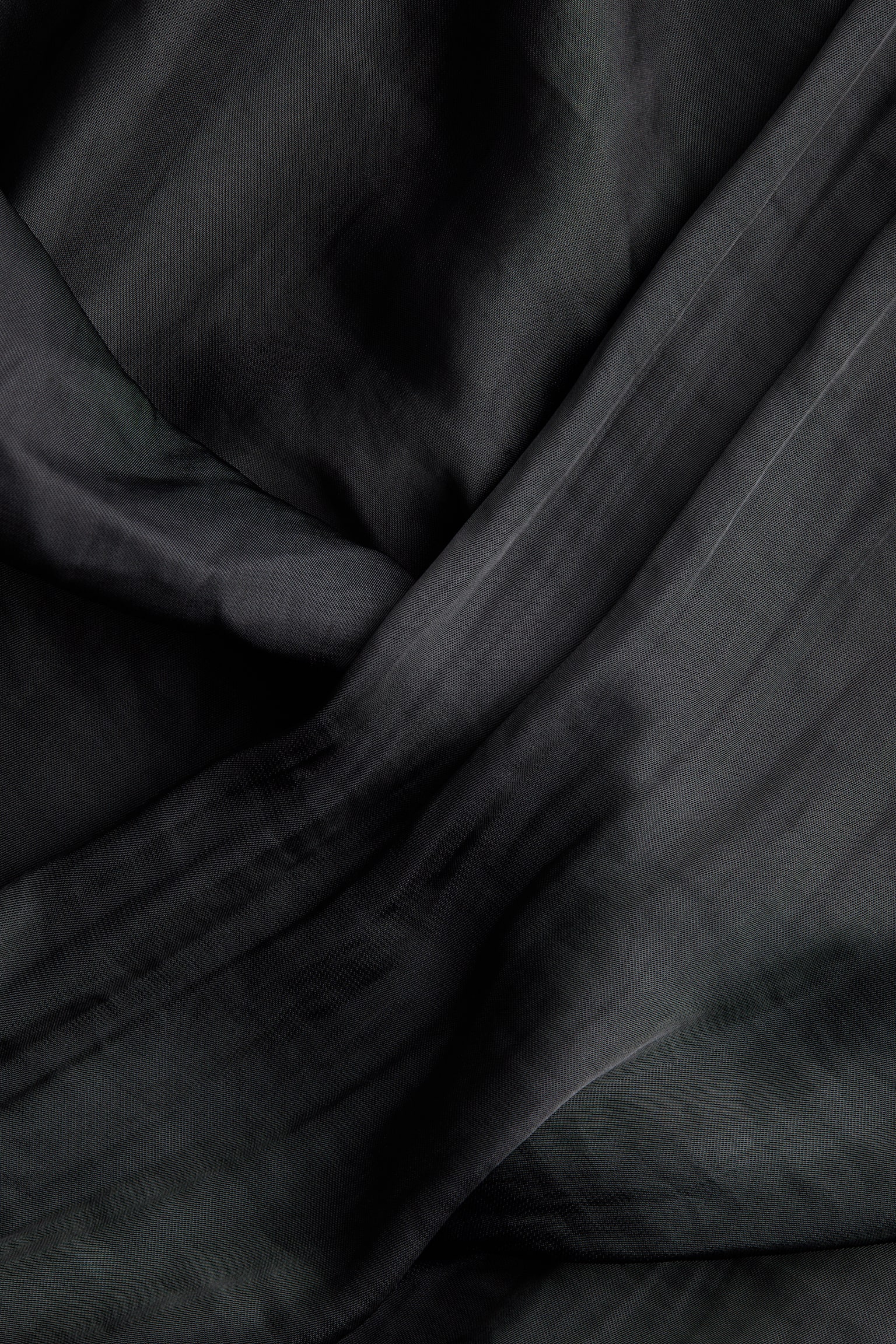 Женское платье H&M Mama Nursing Scarf-Detail Satin, цвет: Чёрный — фото 5