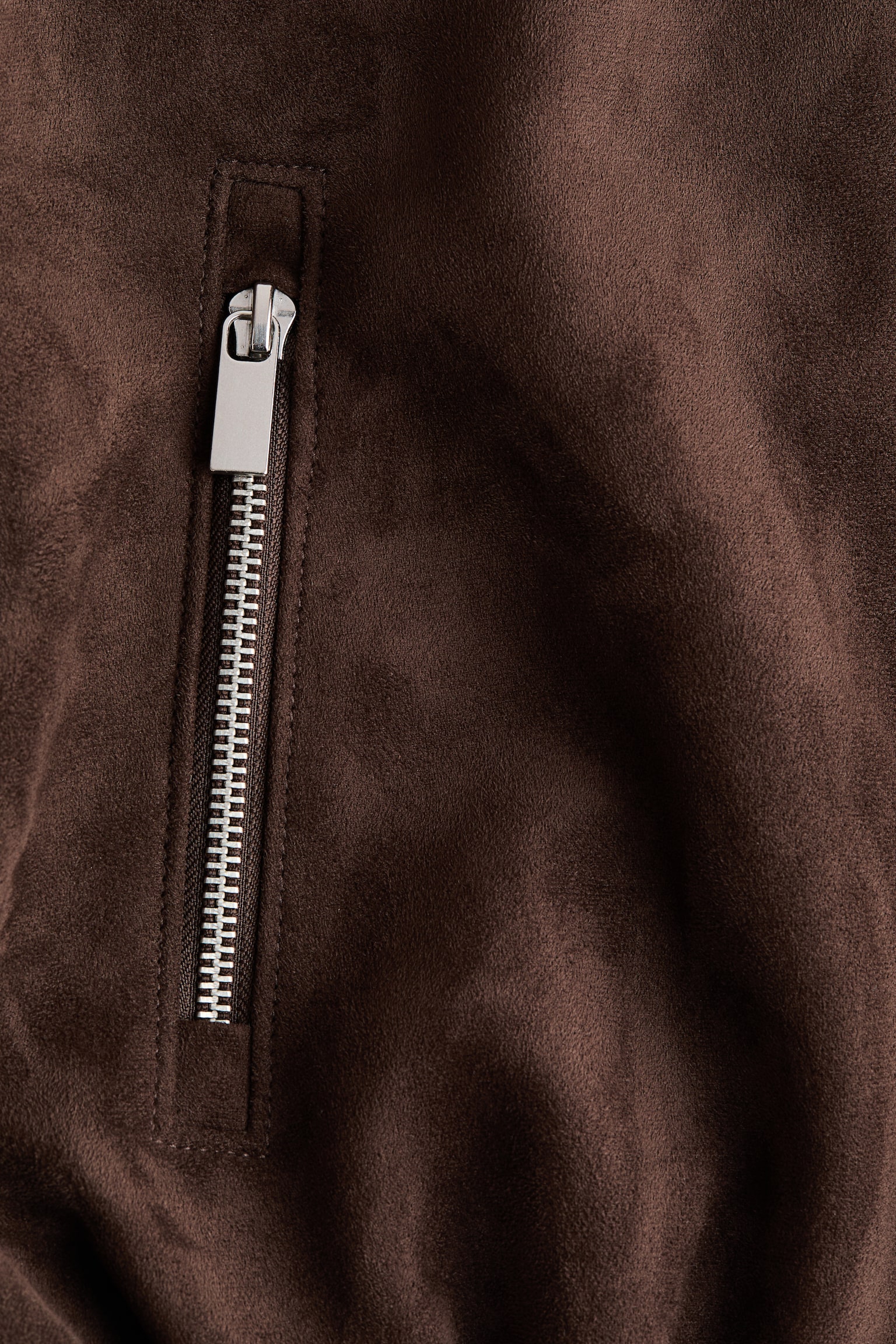 Gepeachte Jacke - Dunkelbraun/Braun - 4