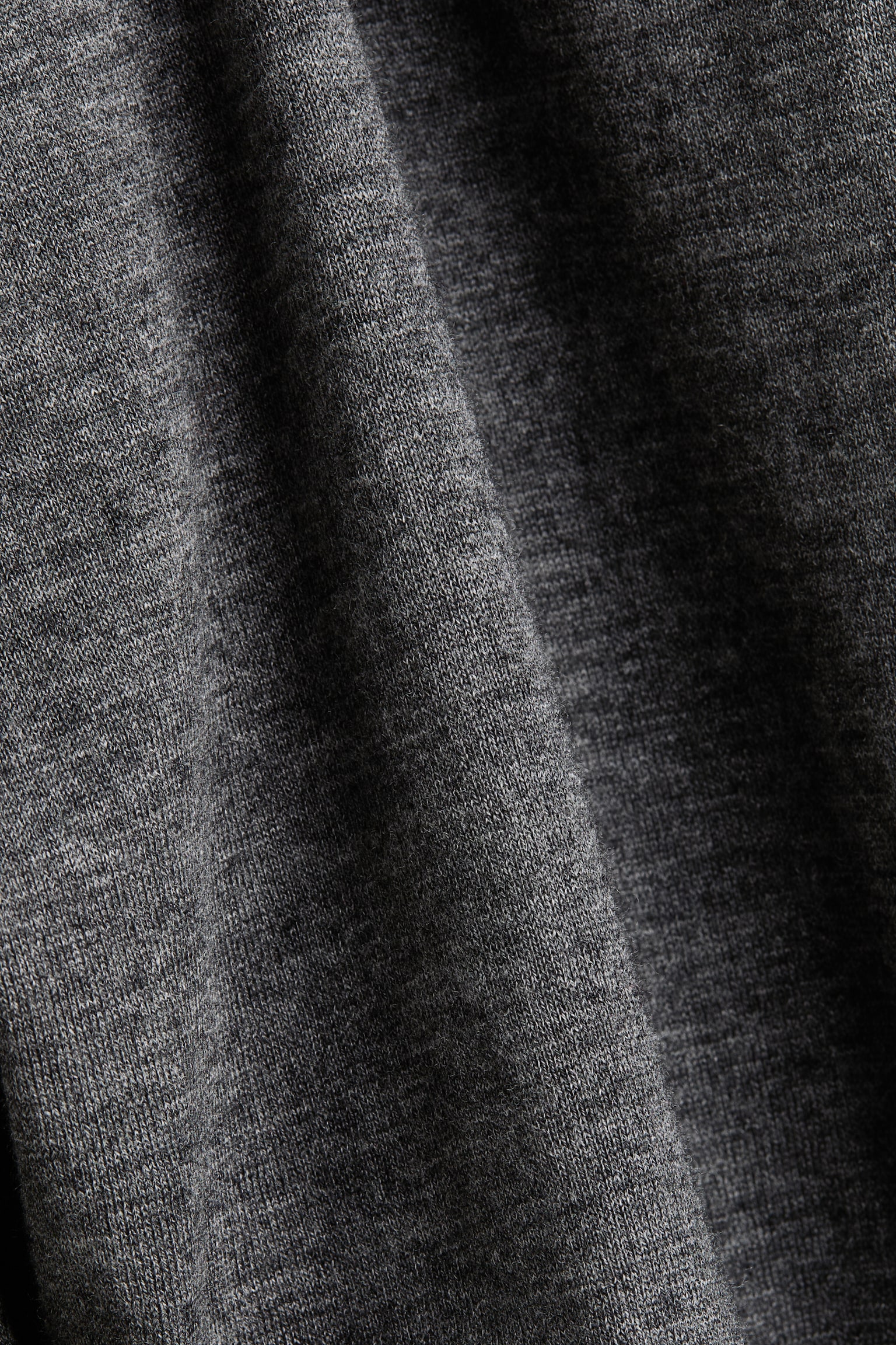 Женские брюки H&M Wool-Blend Balloon, цвет: Тёмный серый меланжевый — фото 2