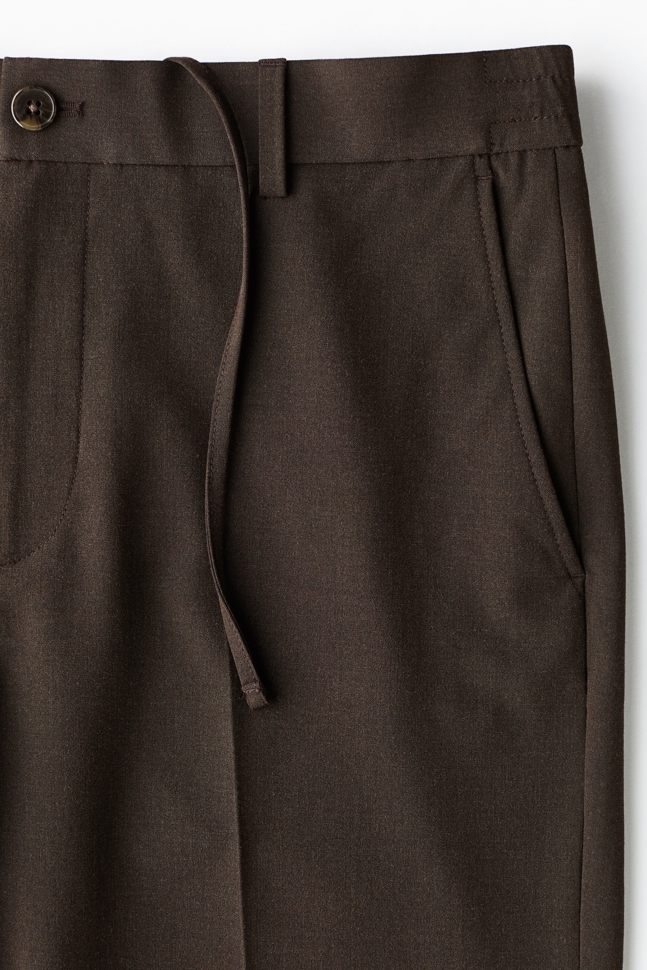 Xem ảnh lớn hơn: Quần dài Relaxed Fit - Màu nâu đậm - Men | H&M VN 3