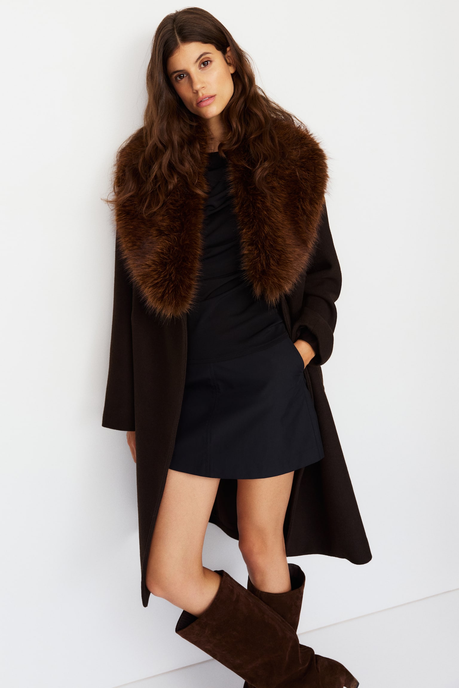 MAMA Draped nursing top - Black/Pale beige - 3