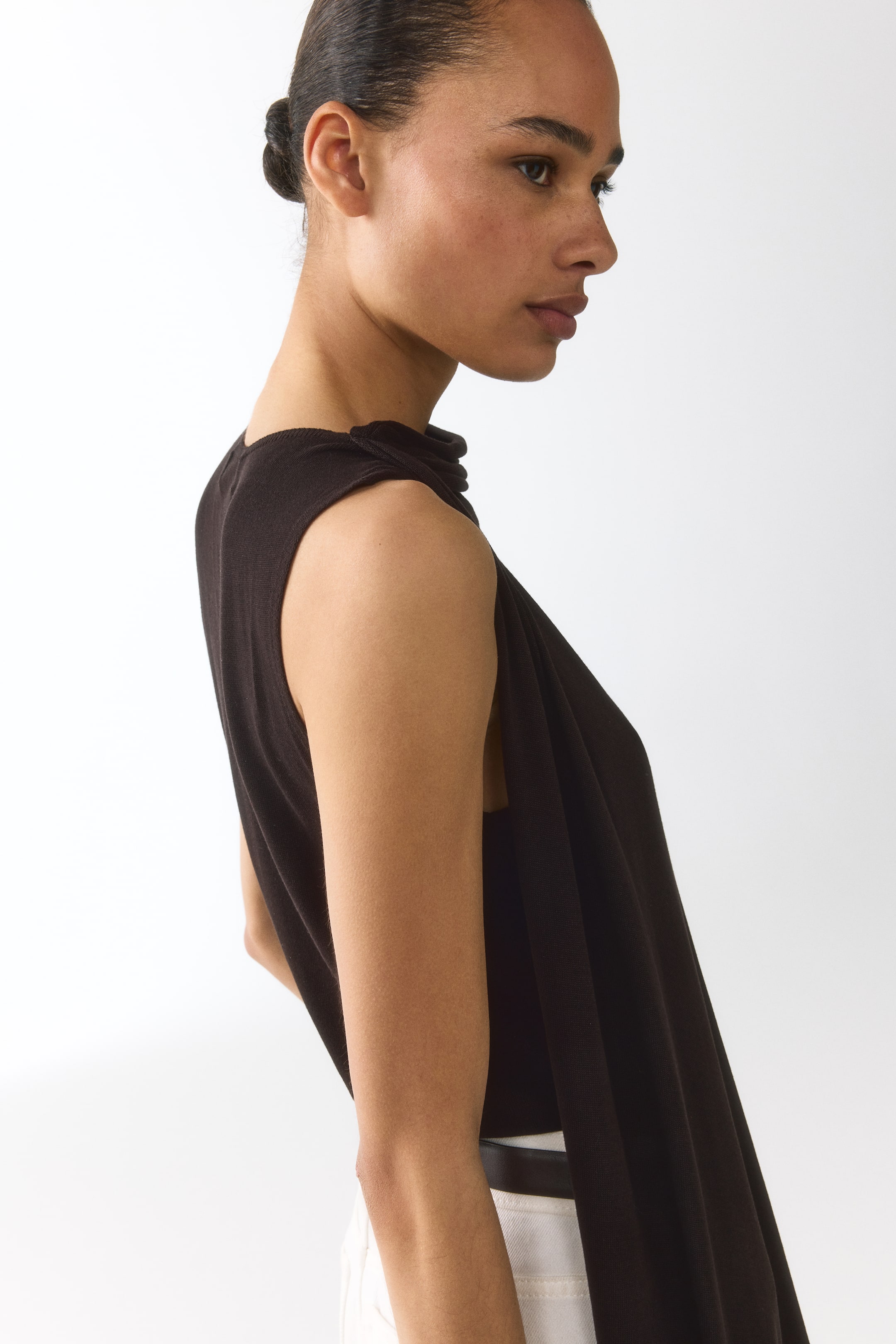 Draped Viscose Top