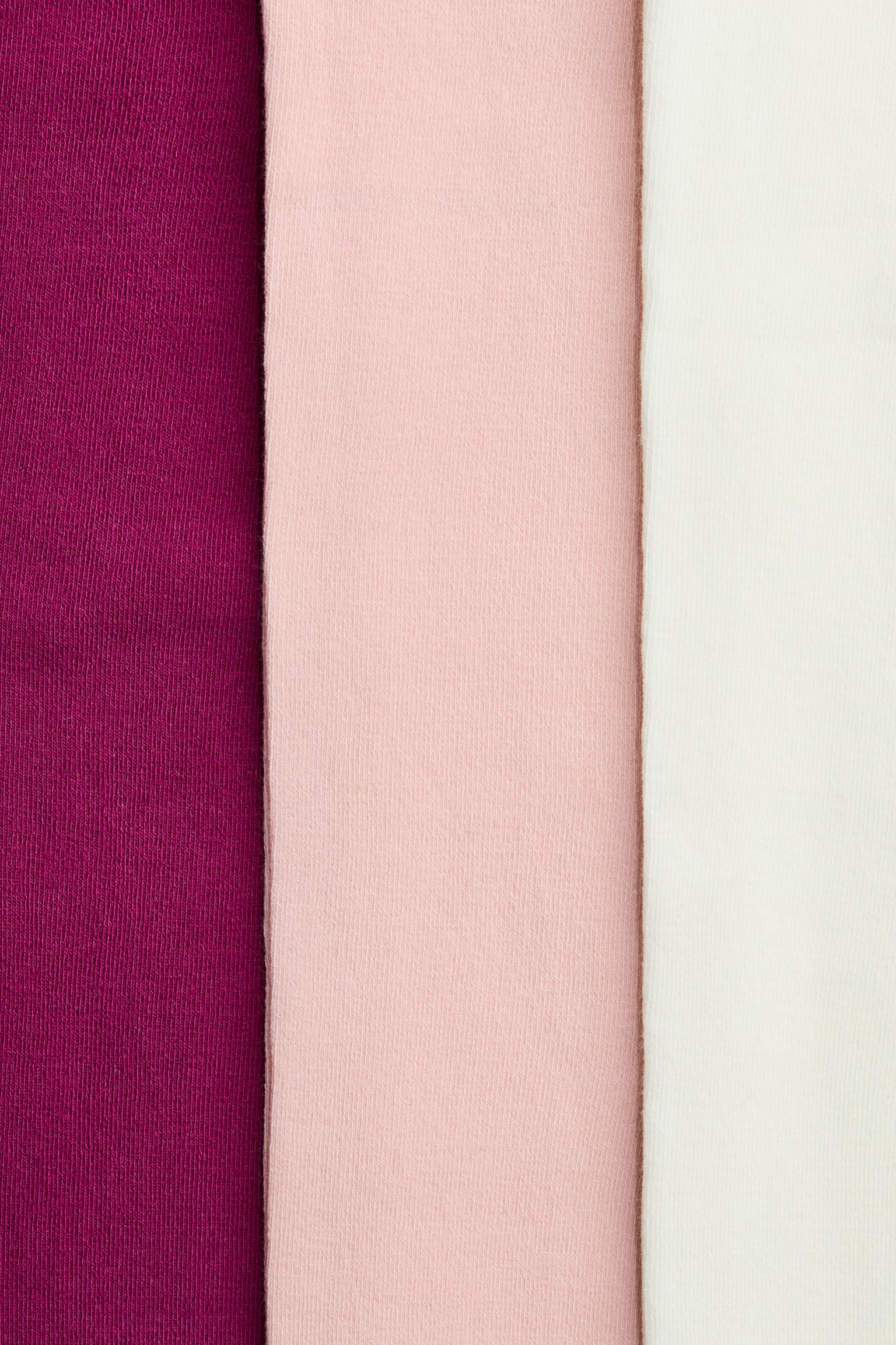 3-pack fine-knit tights - Light pink/Purple/White/Grey marl/Pink/Black/Grey marl/Pink/Purple/White/Light blue/Light beige marl - 2