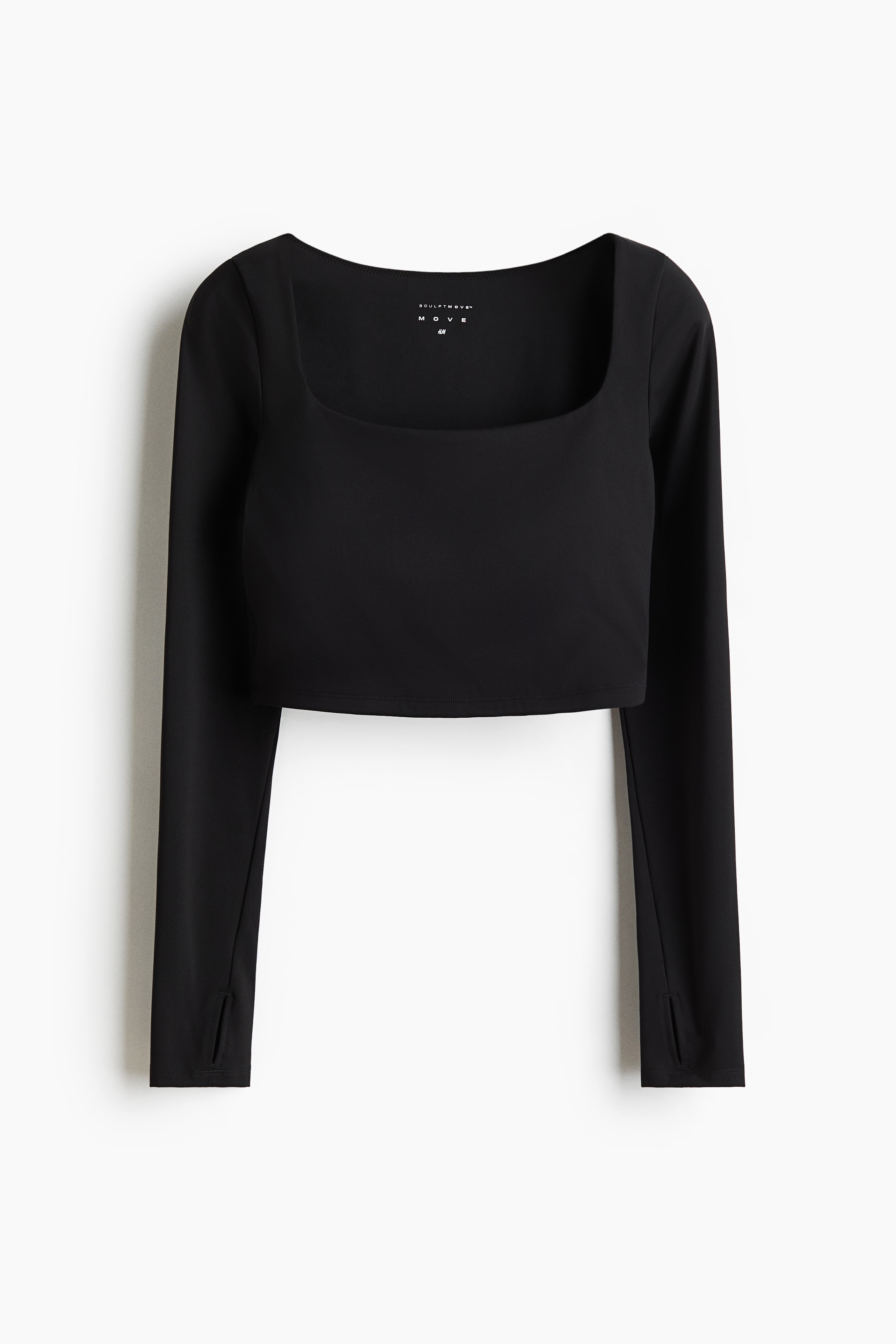 H & M - SculptMove Sportshirt - Schwarz - Sportswear