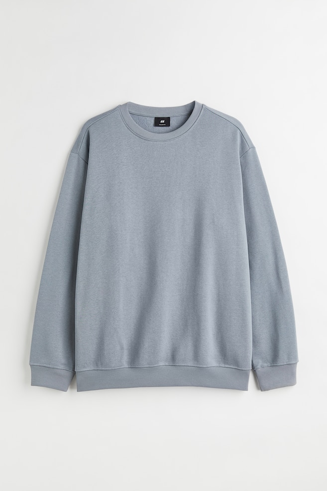Relaxed Fit Sweatshirt - Stone grey/Black/Light grey marl/White/dc/dc/dc/dc/dc/dc/dc/dc/dc/dc - 2