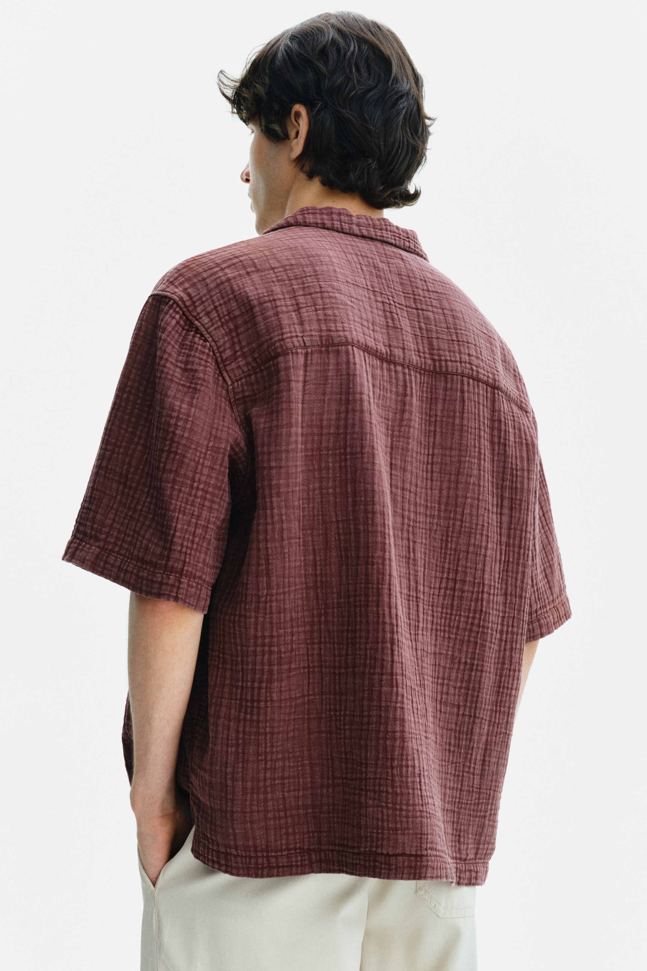 Chemise décontractée en mousseline