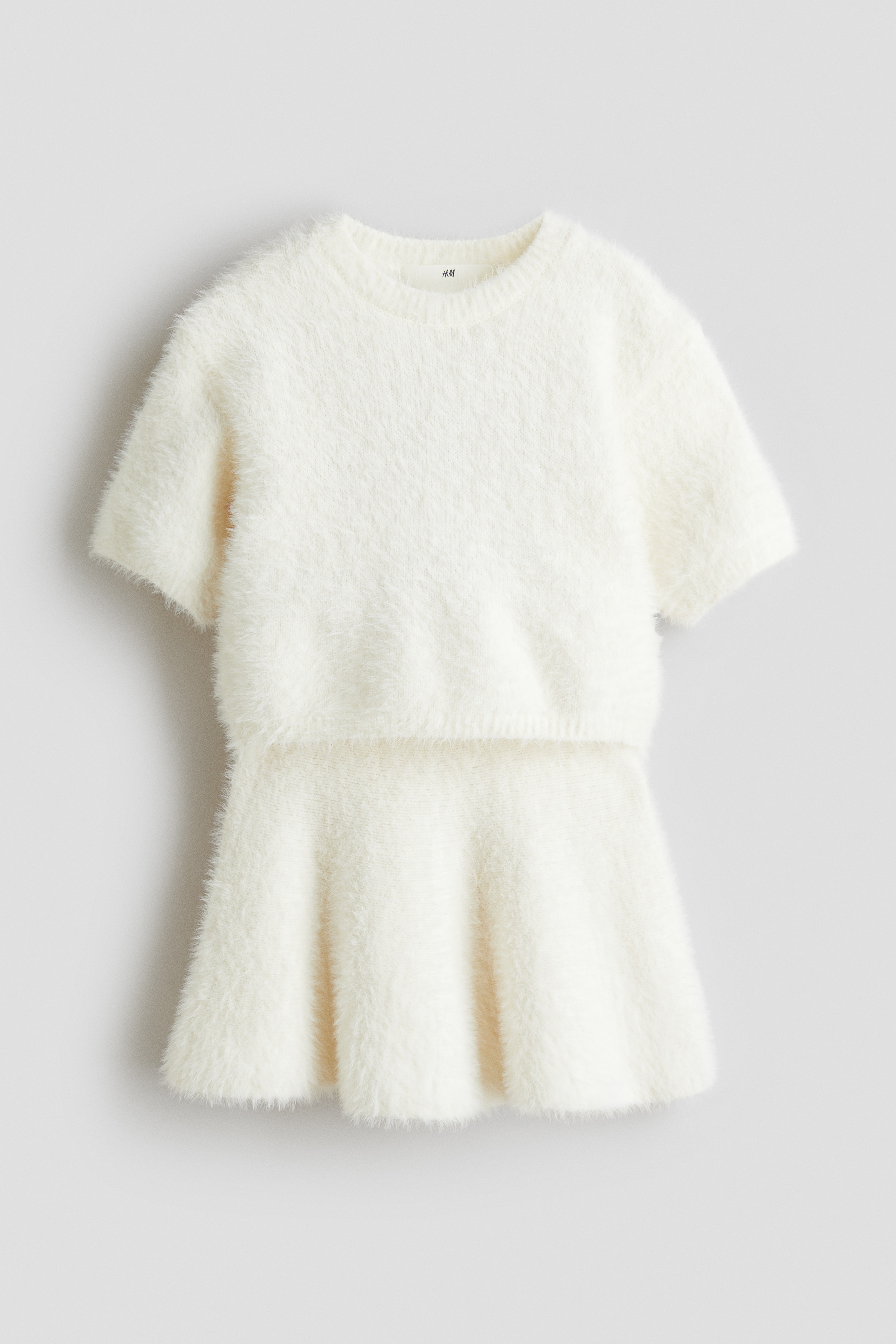 トップス Aniya fluffy knit set AM1520 2-Piece Fluffy-Knit Set