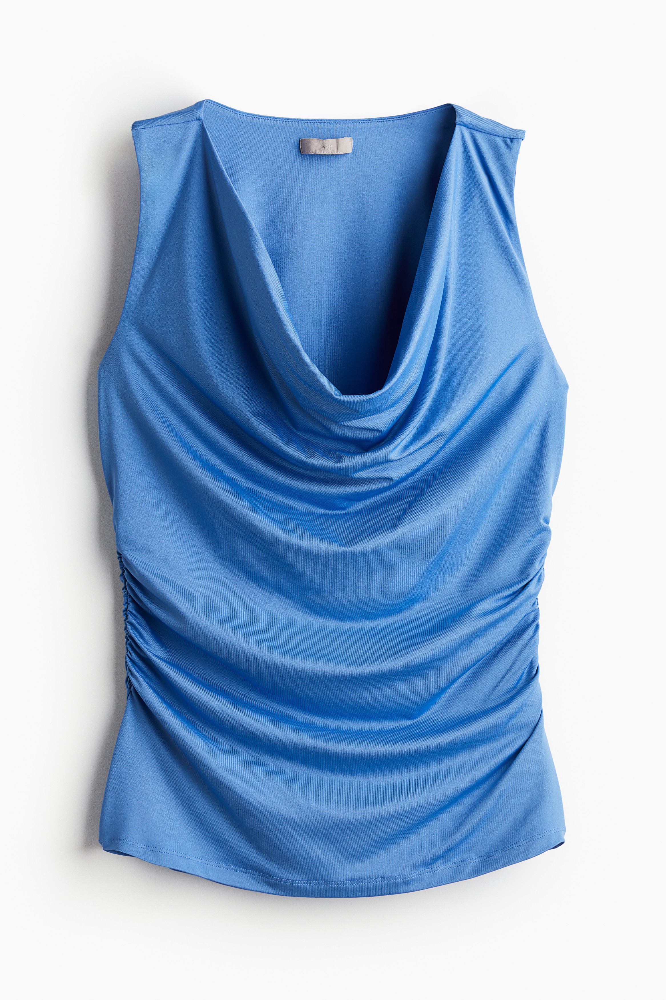 Draped top - Blue - Ladies | H&M GB