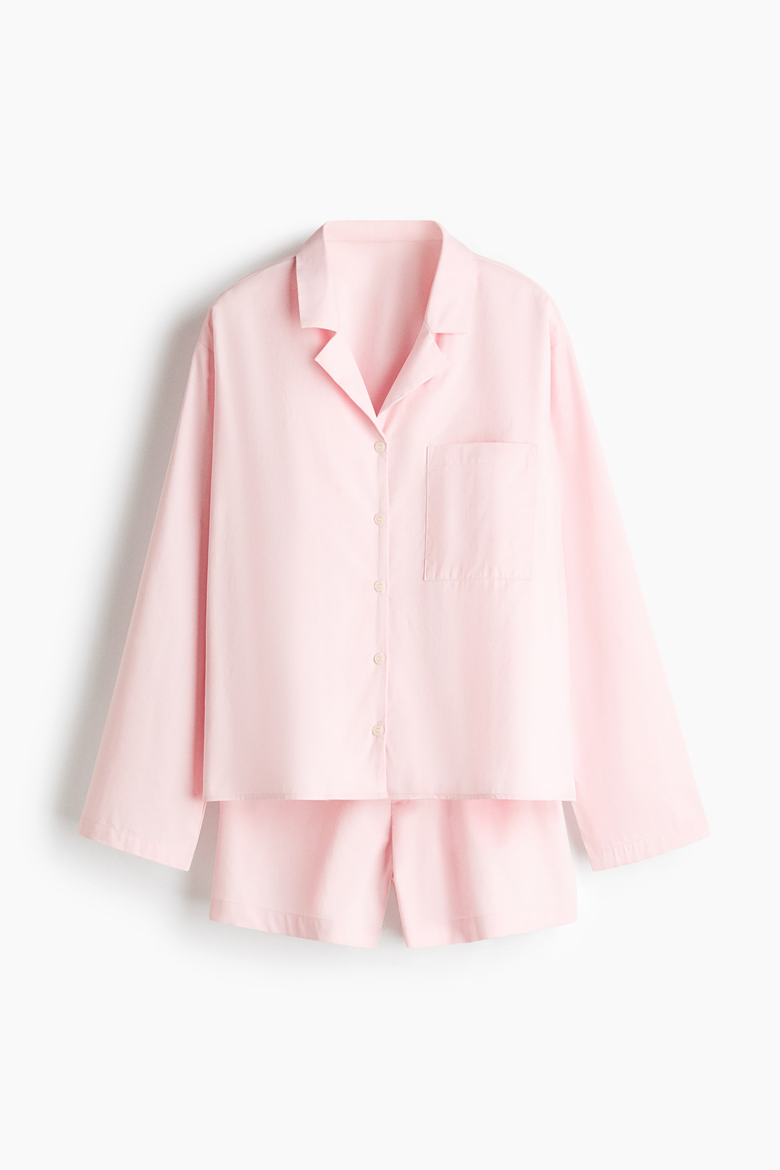 Cotton Pajamas - Light pink/Dark pink - 1