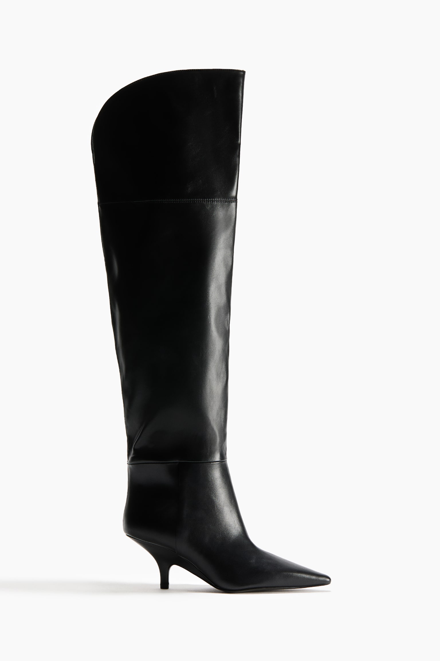 Женские ботинки H&M Over-the-Knee, цвет: Чёрный