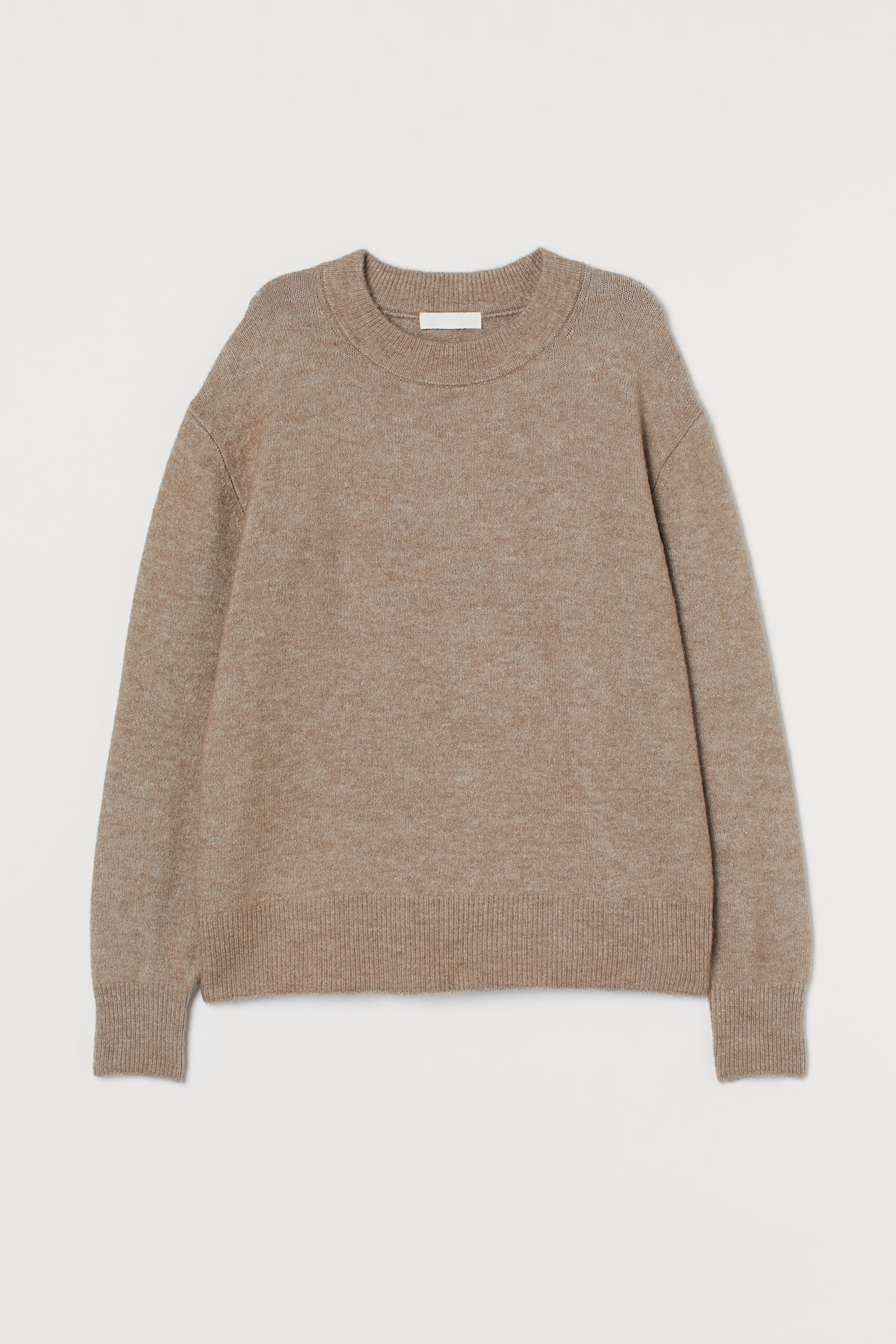 Fine-knit Sweater - Beige melange - Ladies | H&M US