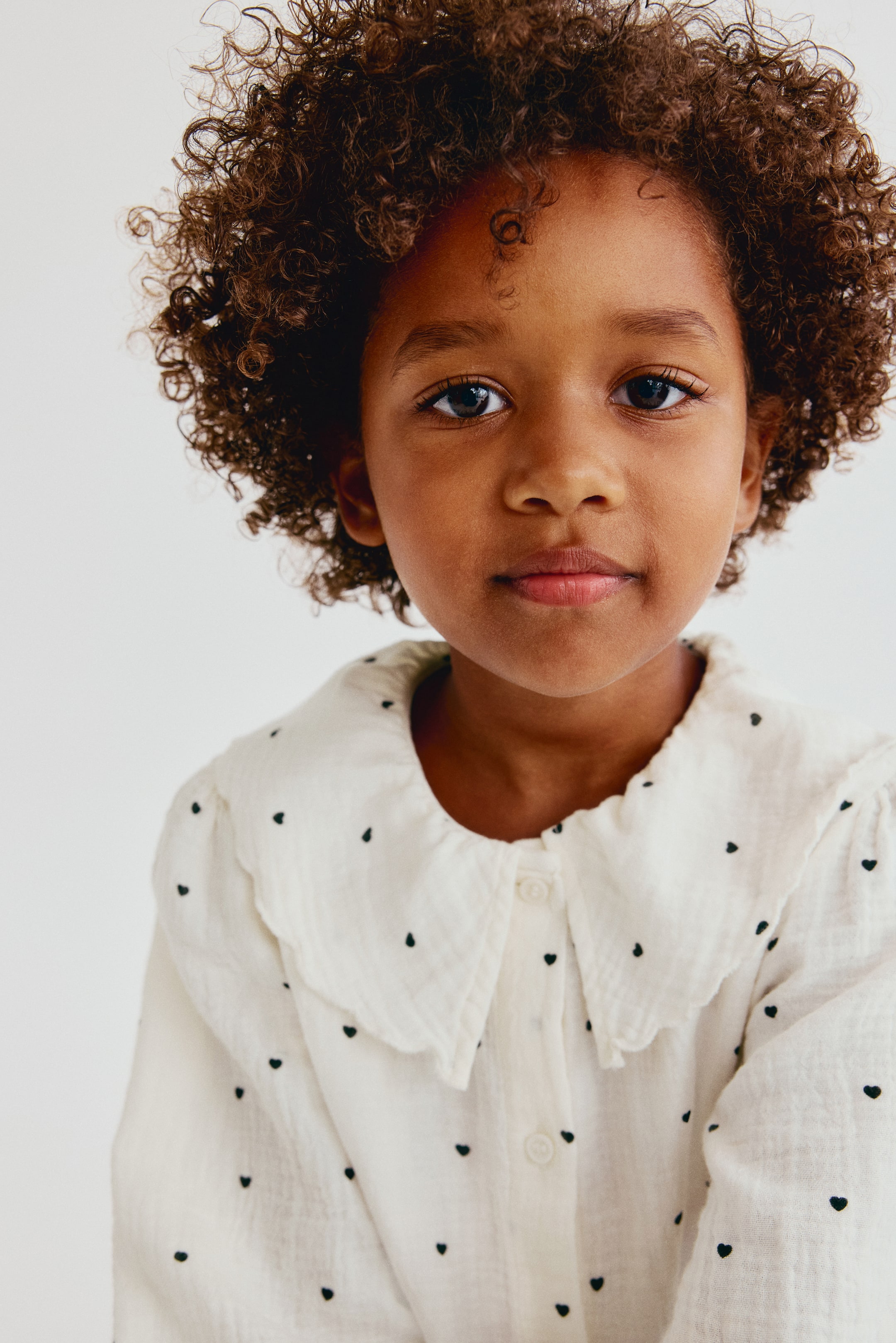 Patterned Muslin Blouse