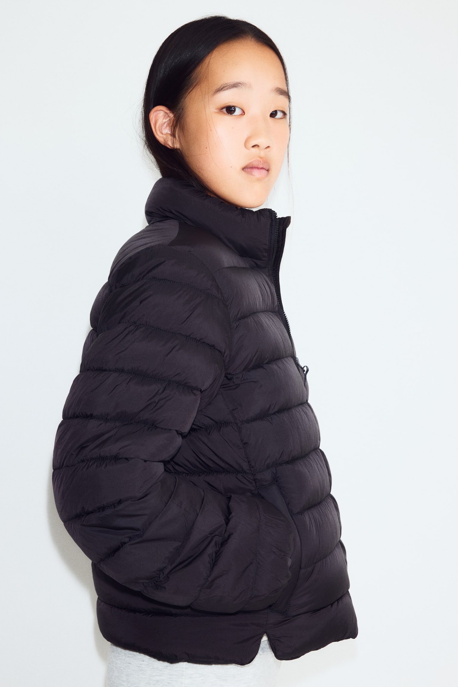 Детская куртка H&M Move Water-Repellent Sports Puffer, цвет: Чёрный — фото 5