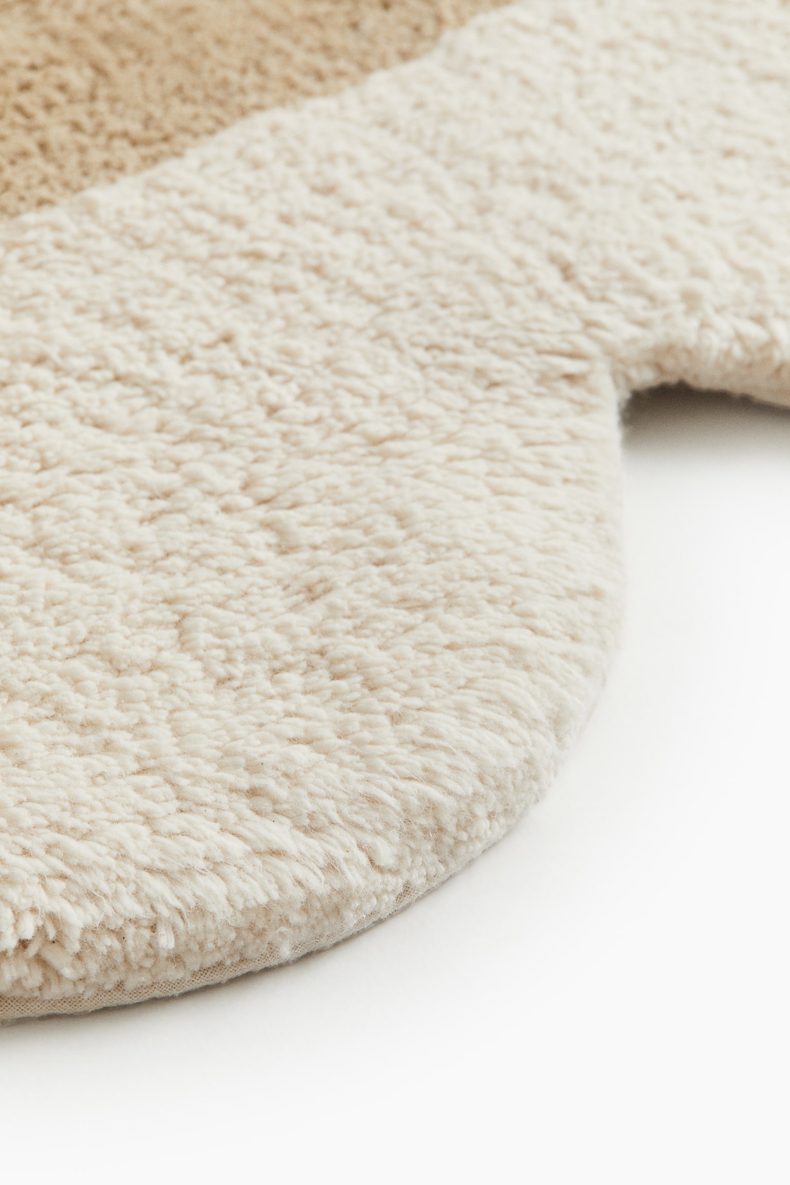 Cotton flower-shaped rug - Beige/Flower - 2