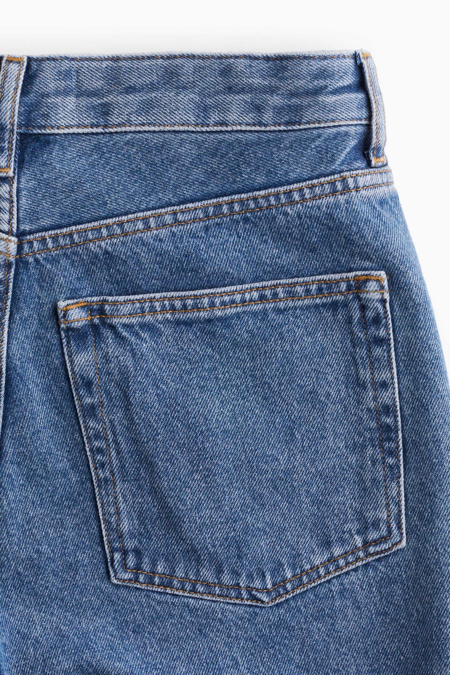 Wide turn-up jeans - Denim blue - 6