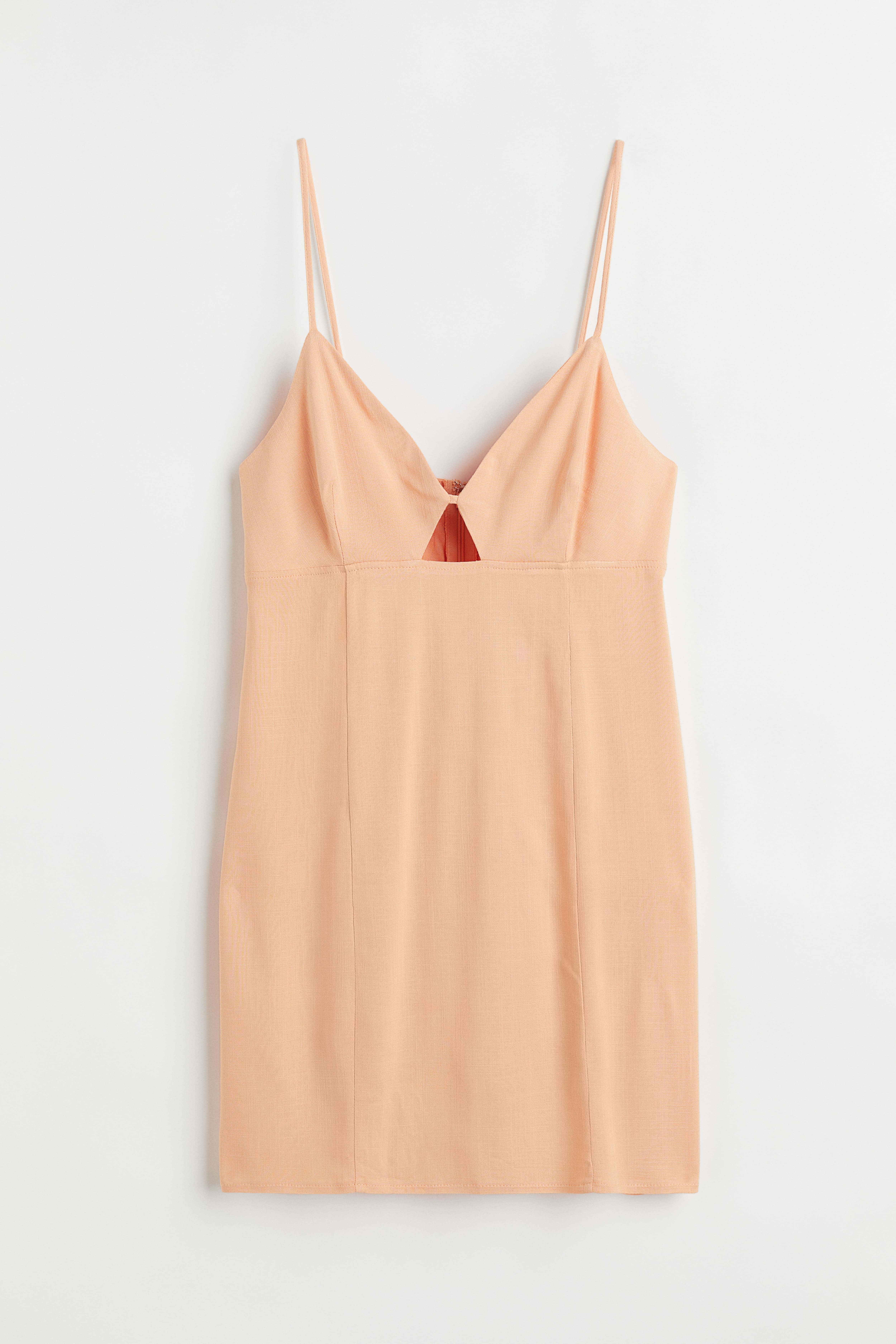 H&m coral dress best sale