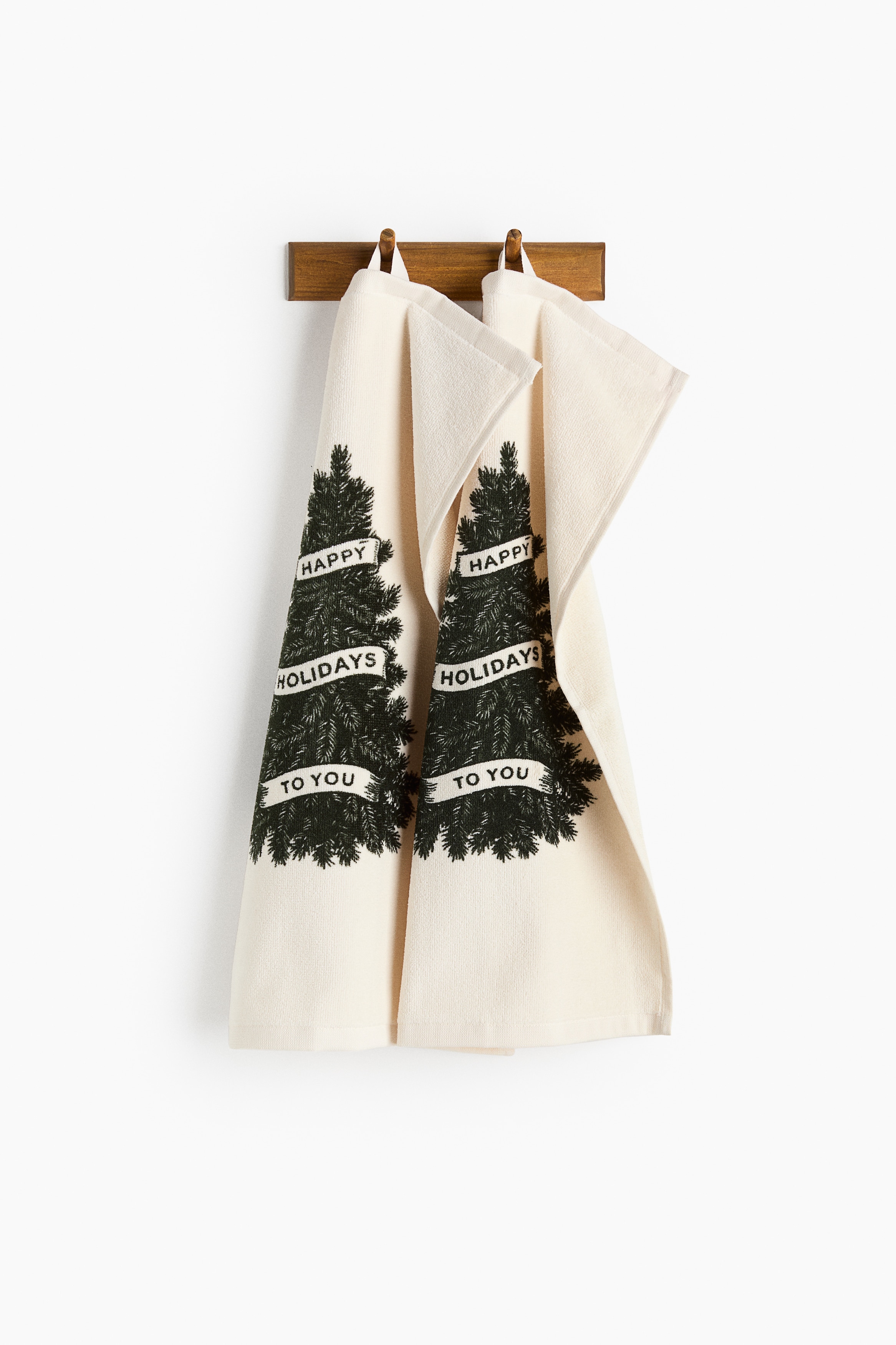 2-pack Christmas-motif guest towelsModel
