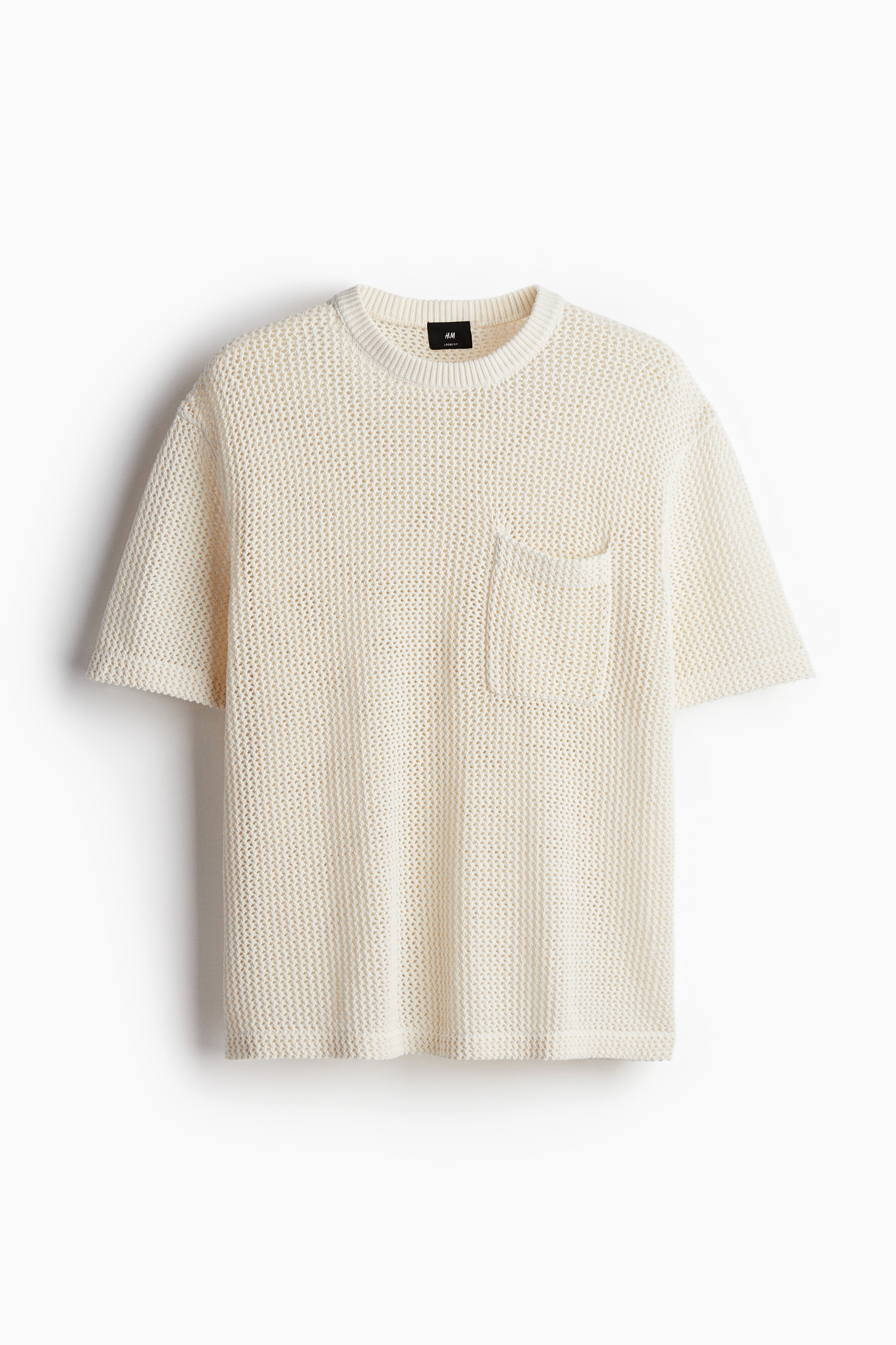 argue＊T-SHIRT HOLE KNIT BEIGE 0サイズ Ninth Hall Fundamentals Thermal Birch Boxy Long Sleeve T-Shirt